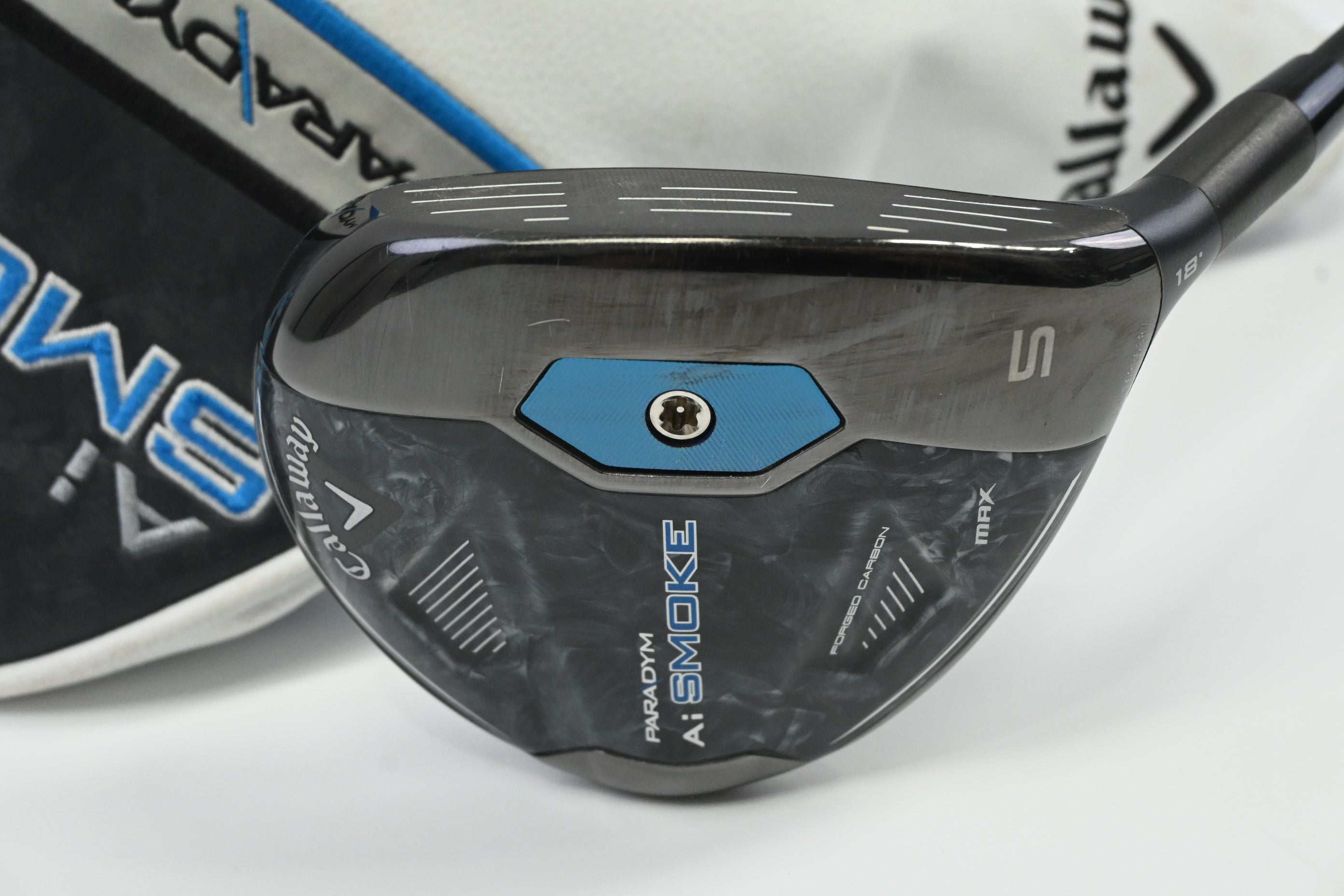 Callaway Paradym Ai Smoke Max #5 Wood / 18 Degree / Stiff Flex Tensei AV Blue 65