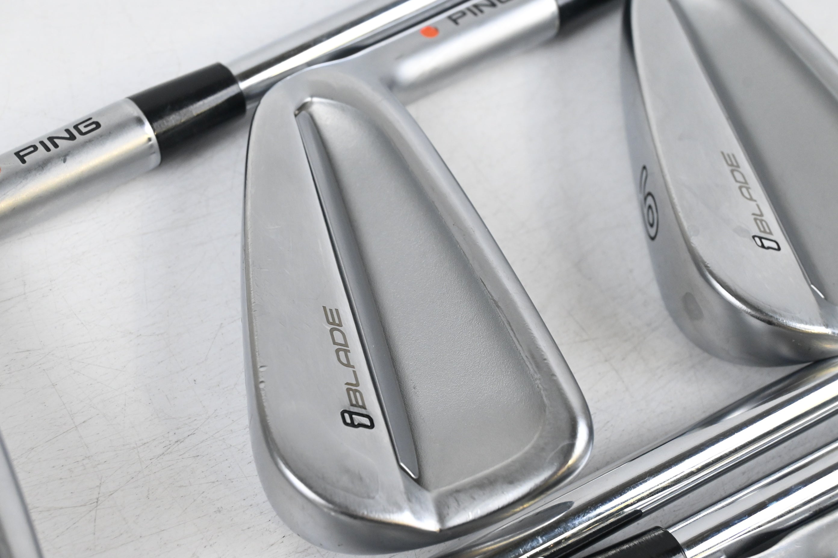 Ping iBlade Irons / 4-PW / Orange Dot / X-Flex N.S.Pro Modus3 Tour 105 Shafts