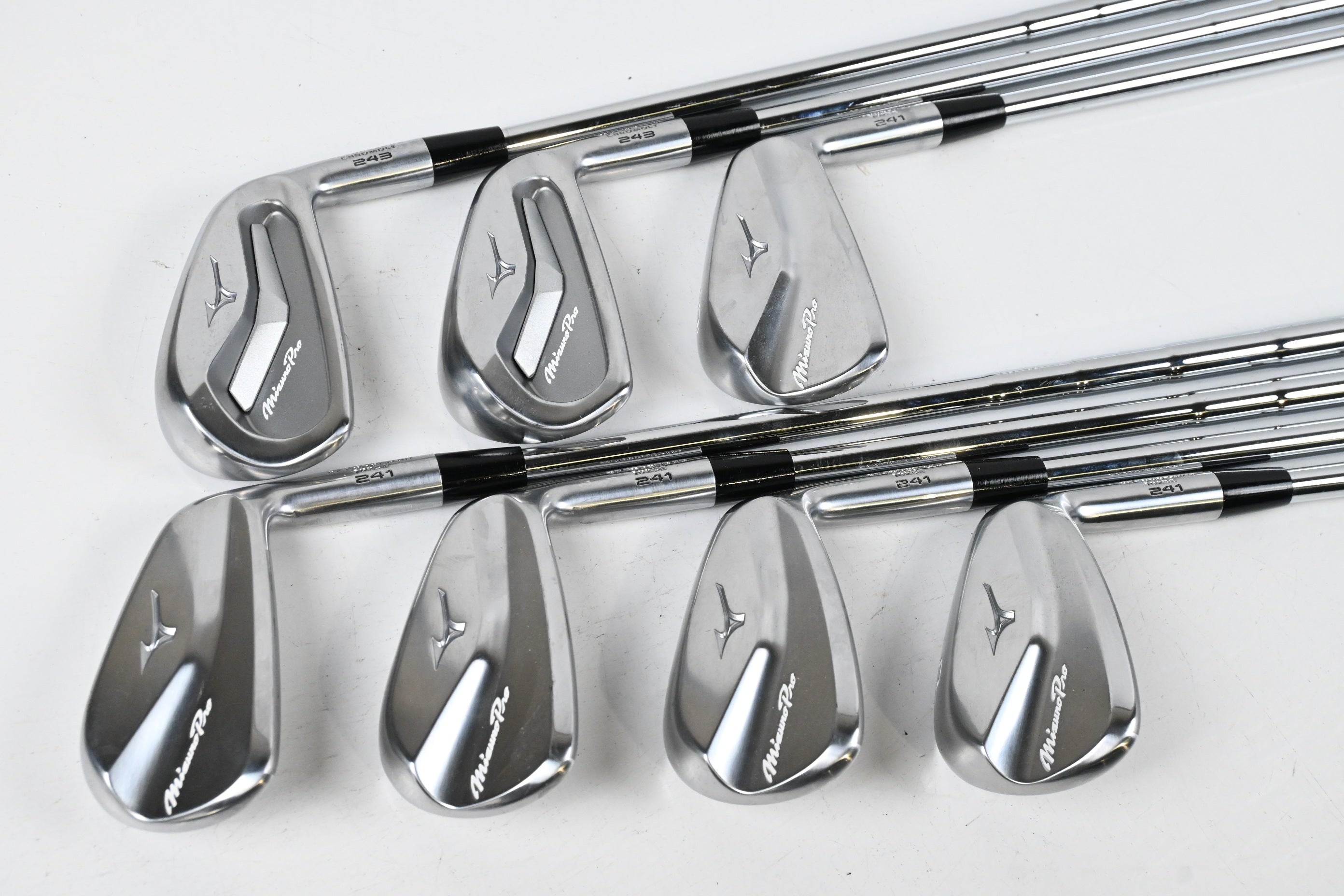 Mizuno Pro 241/243 Combo Irons / 4-PW / X-Flex Steel Shafts