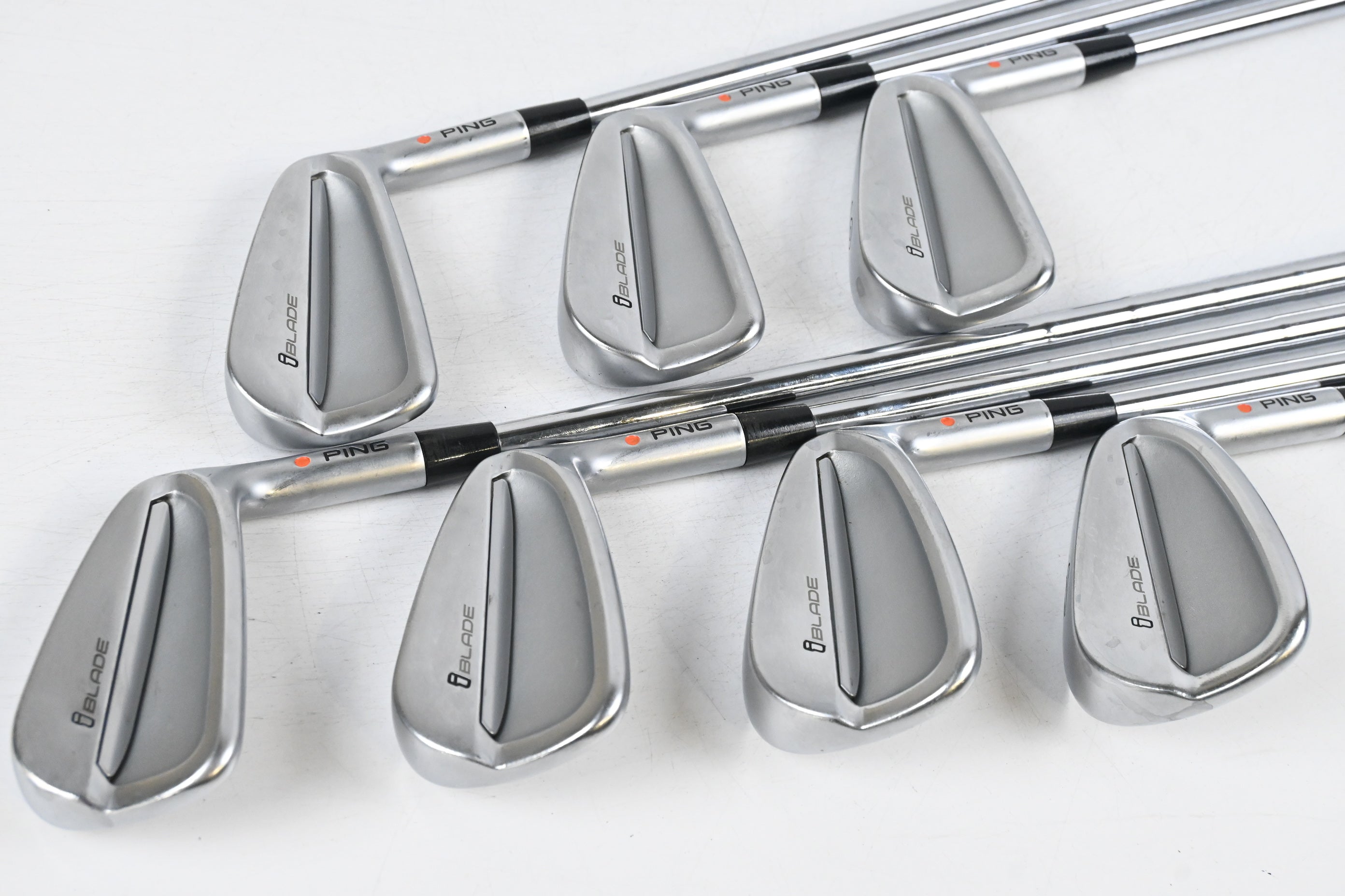 Ping iBlade Irons / 4-PW / Orange Dot / X-Flex N.S.Pro Modus3 Tour 105 Shafts