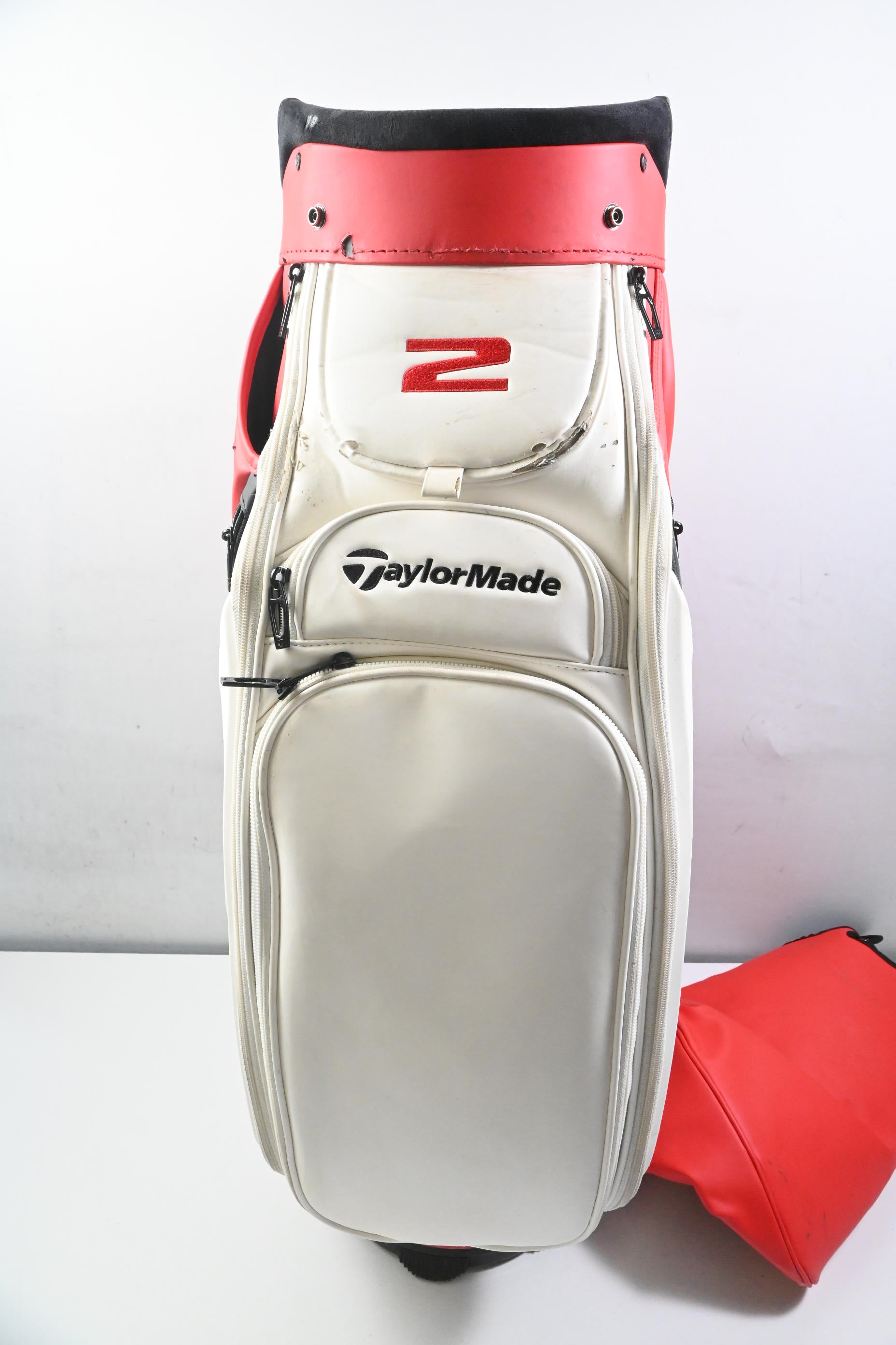 Taylormade Stealth 2 Tour Bag / 6-Way Divider / Red, White & Black