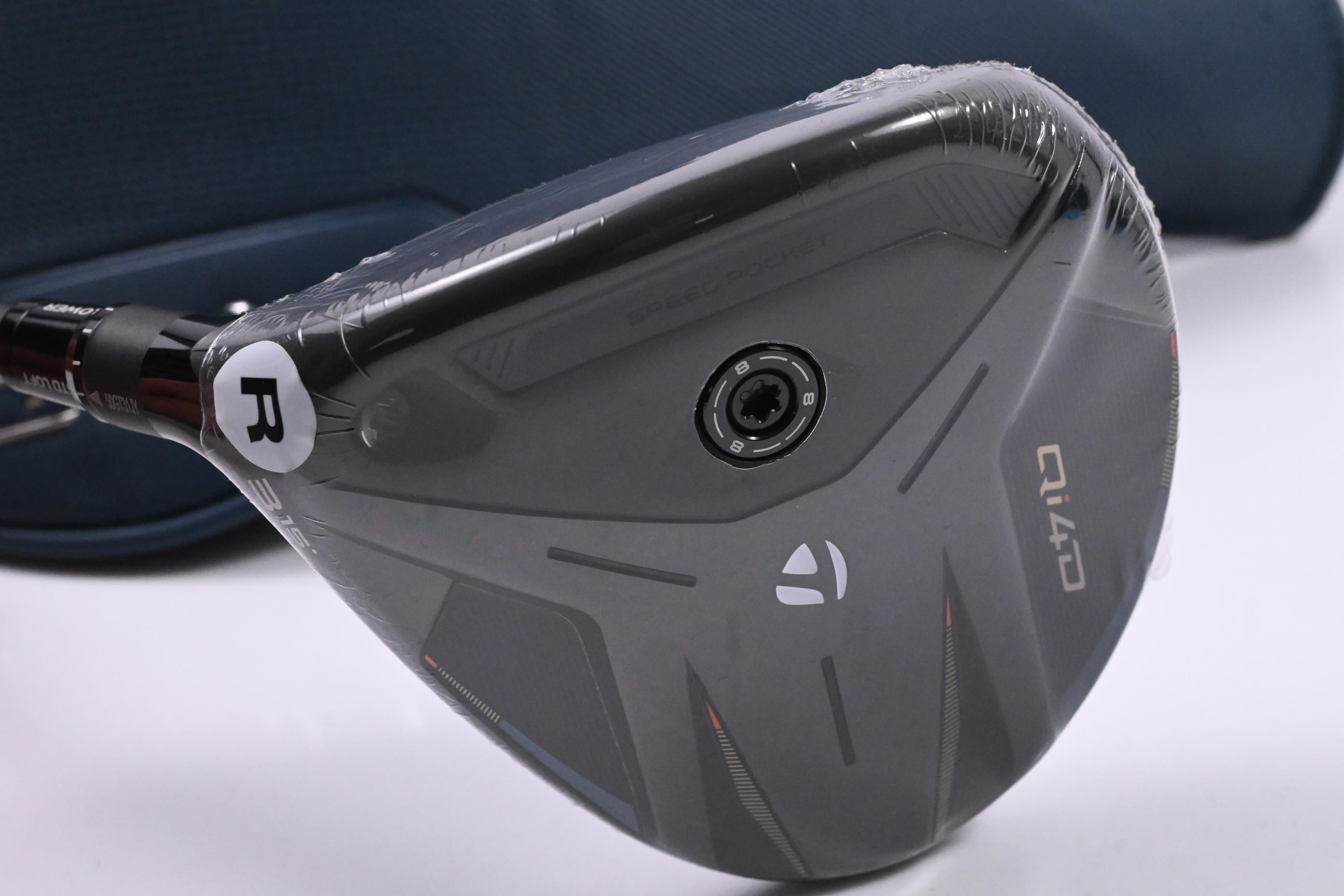 Left Hand Taylormade Qi4D #3 Wood / 15 Degree / Regular Flex REAX 55 Shaft
