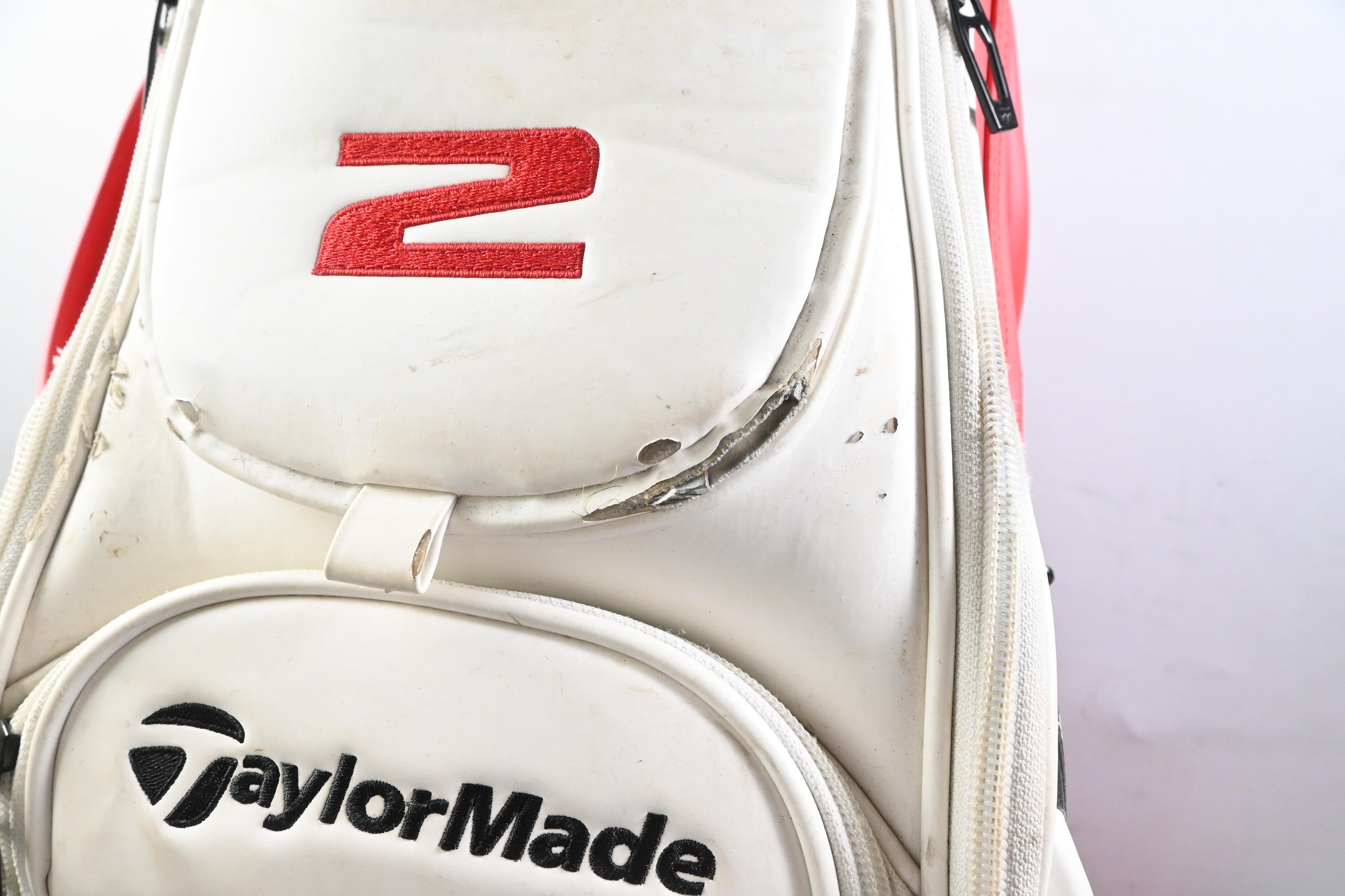 Taylormade Stealth 2 Tour Bag / 6-Way Divider / Red, White & Black