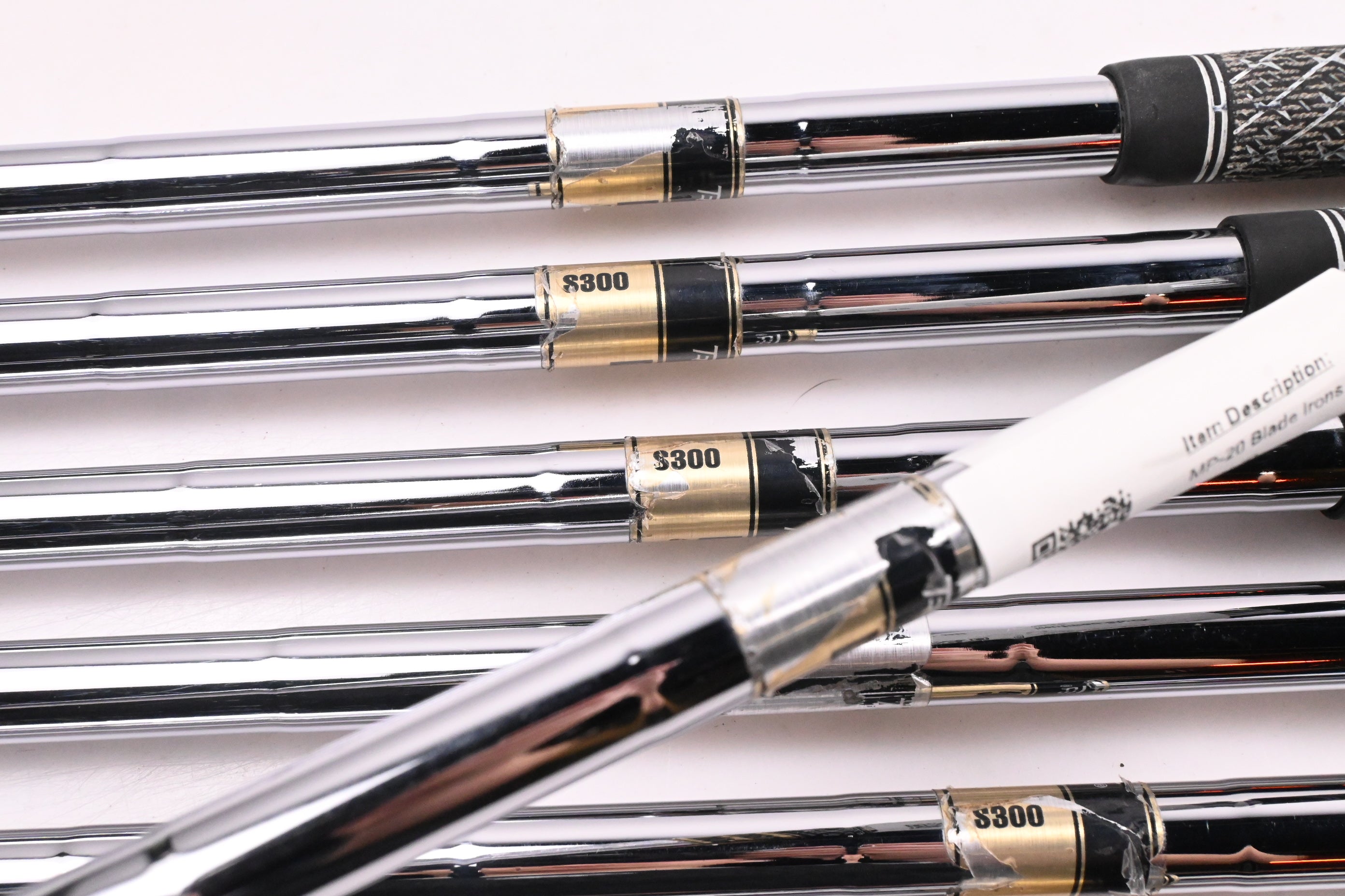 Mizuno MP-20 Blade Irons / 4-PW / Stiff Flex Dynamic Gold S300 Shafts