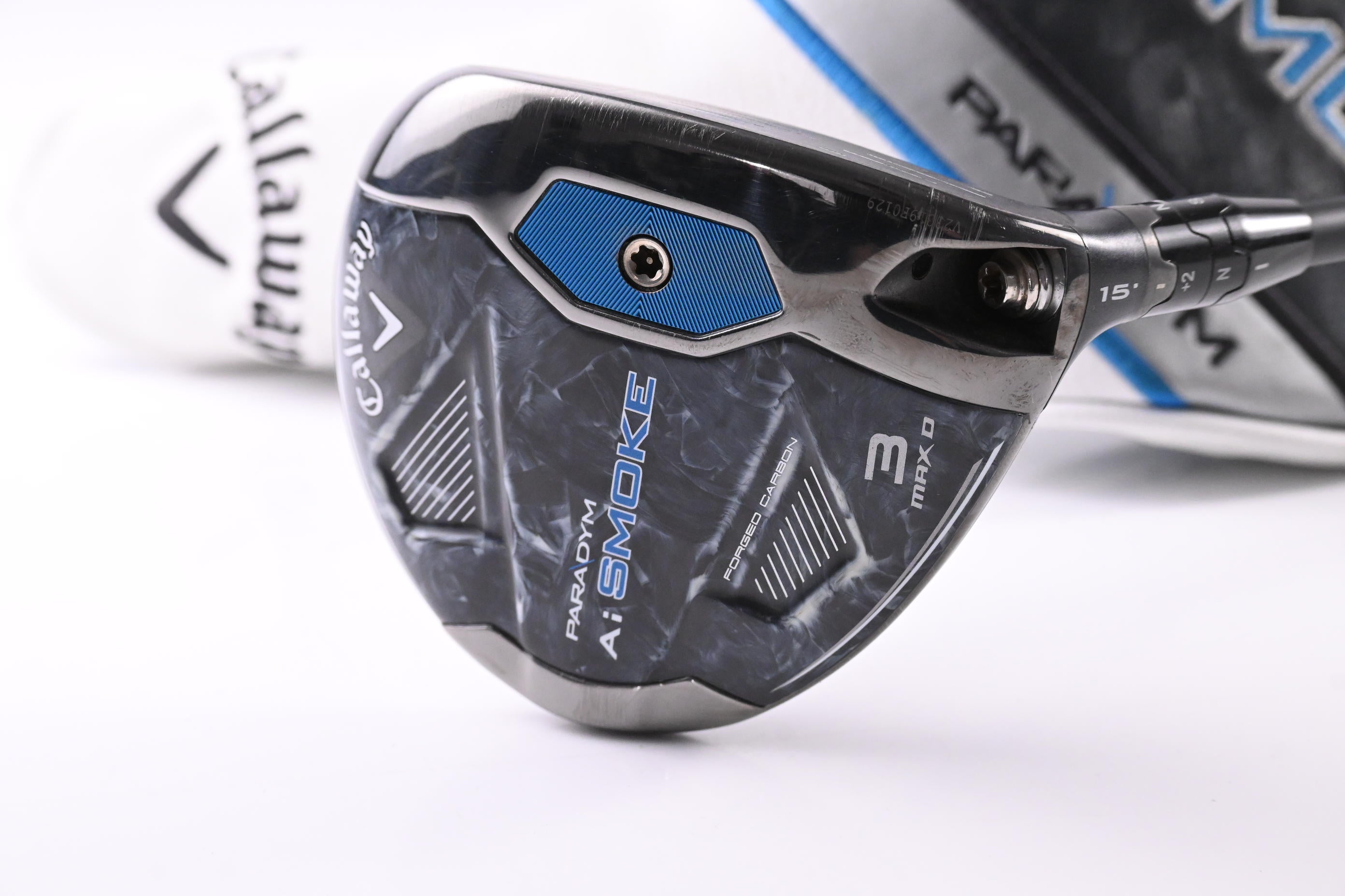 Callaway Paradym Ai Smoke Max D #3 Wood / 15 Degree / Stiff Flex Tensei AV Blue