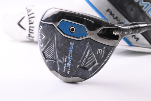 Callaway Paradym Ai Smoke Max D #3 Wood / 15 Degree / Stiff Flex Tensei AV Blue