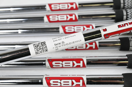 Srixon ZX4 MK II Irons 2023 / 5-PW+GW / Regular Flex KBS Tour Lite Shafts