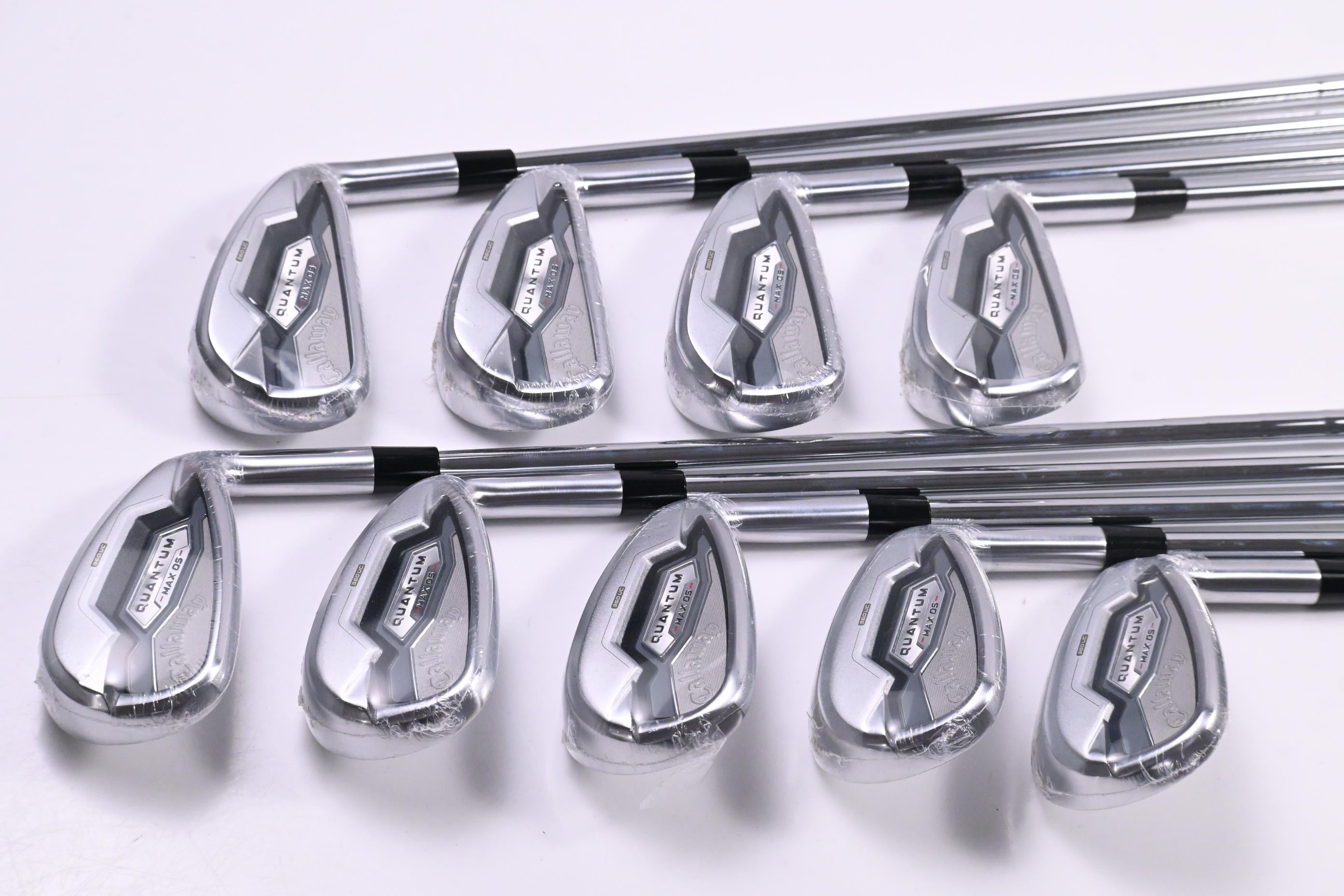 Callaway Quantum Max OS Irons / 4-PW+AW+GW / Regular Flex KBS MAX 90 Shafts