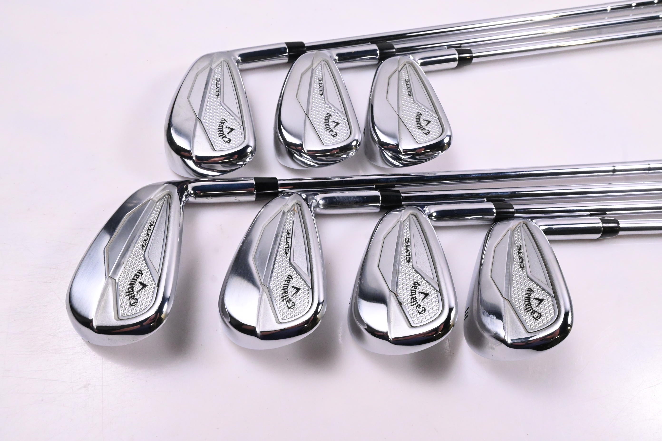 Callaway Elyte Irons / 5-PW+SW / Regular Flex Vector 80 Shafts