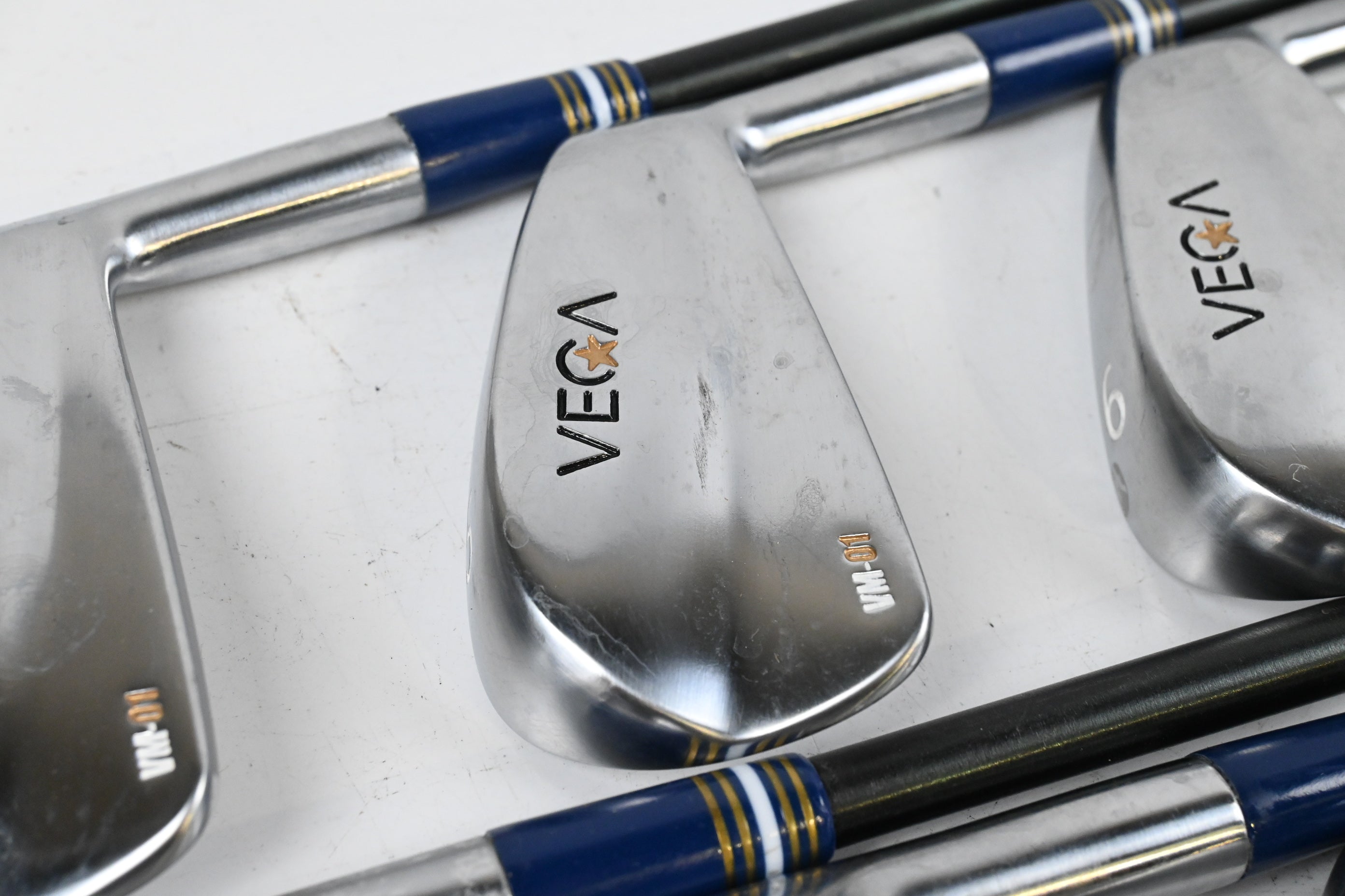 Vega VM-01 Irons / 4-PW / Stiff+ Flex KBS Tour C-Taper 125 Shafts