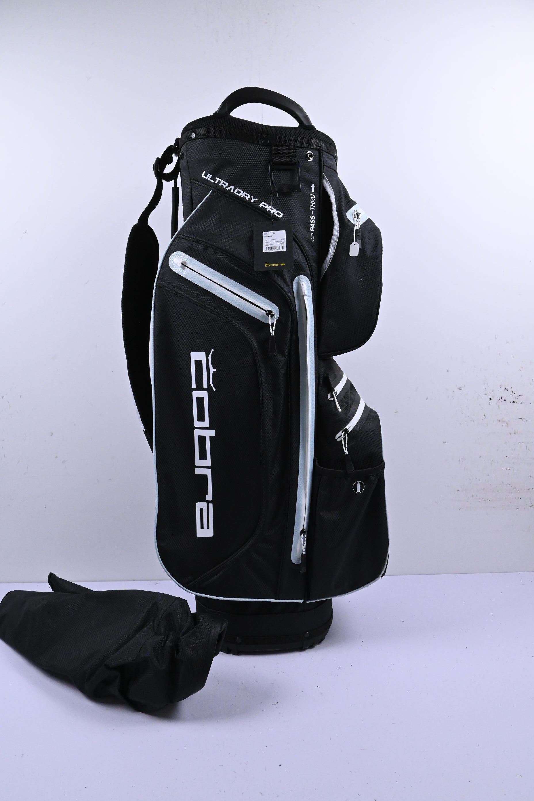 Cobra Ultradry Pro Cart Bag / 14-Way Divider / Black & White