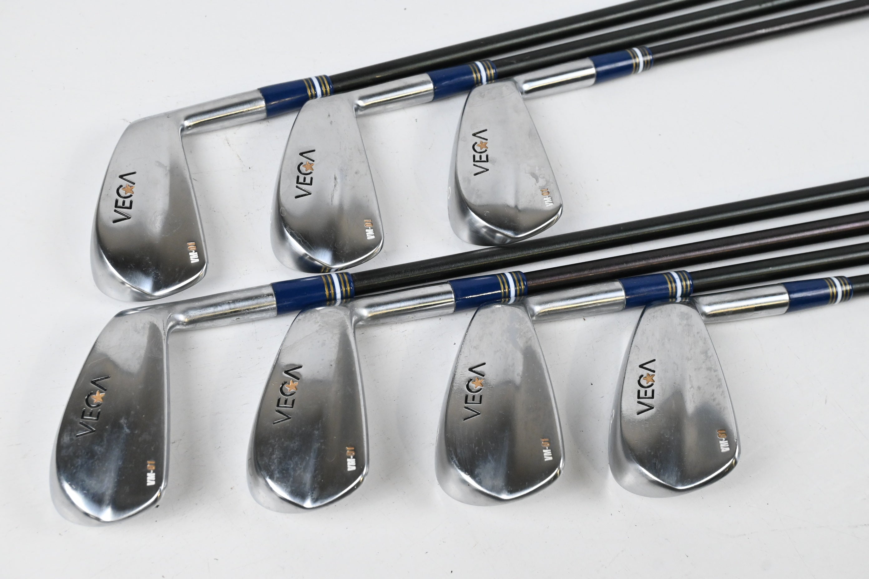 Vega VM-01 Irons / 4-PW / Stiff+ Flex KBS Tour C-Taper 125 Shafts