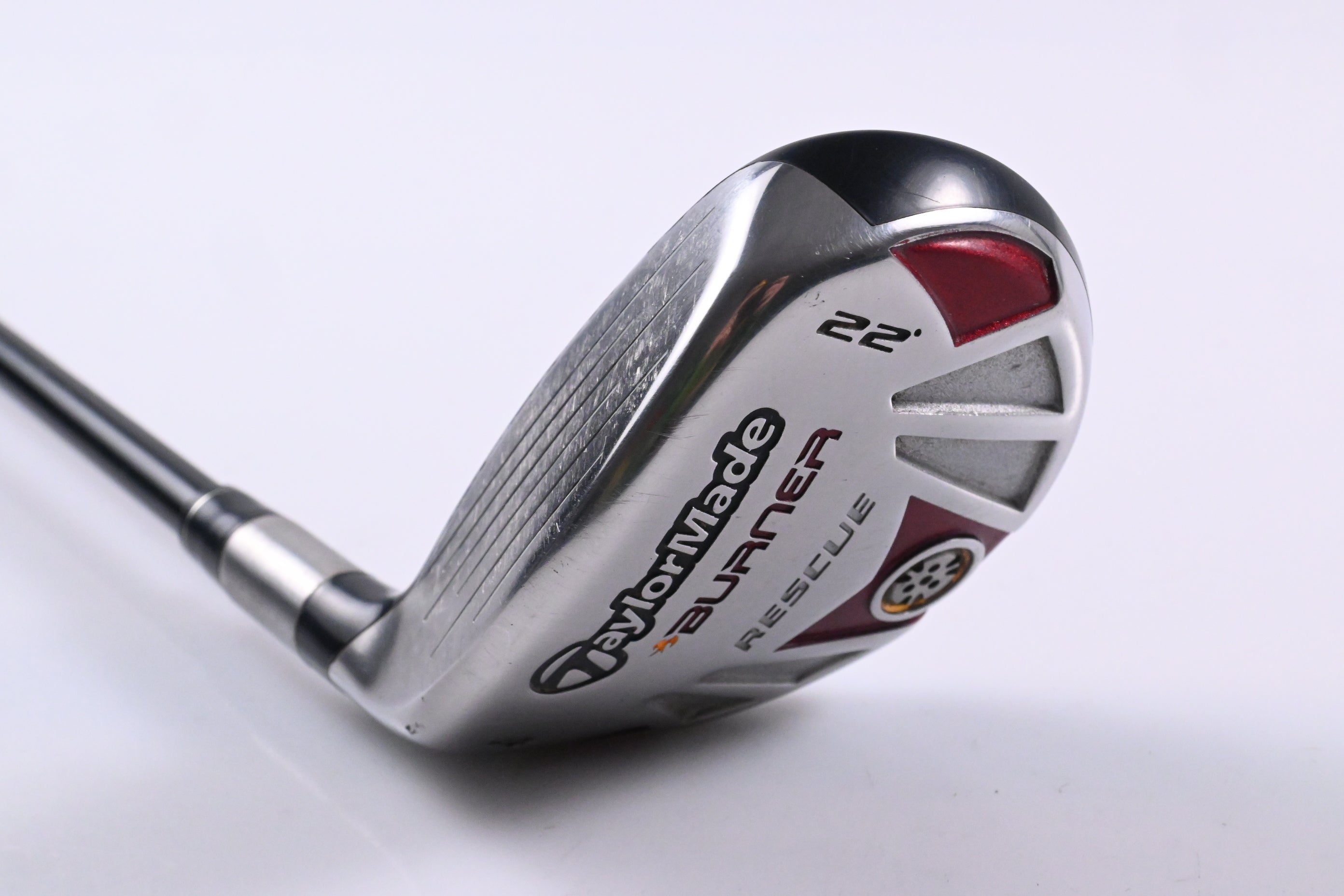 Left Hand Taylormade Burner 2007 #4 Hybrid / 22 Degree / Regular Flex REAX 65