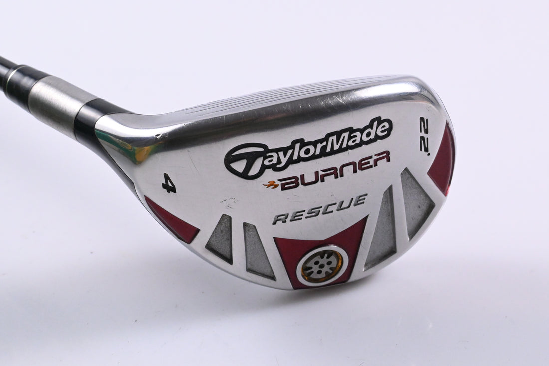 Left Hand Taylormade Burner 2007 #4 Hybrid / 22 Degree / Regular Flex REAX 65