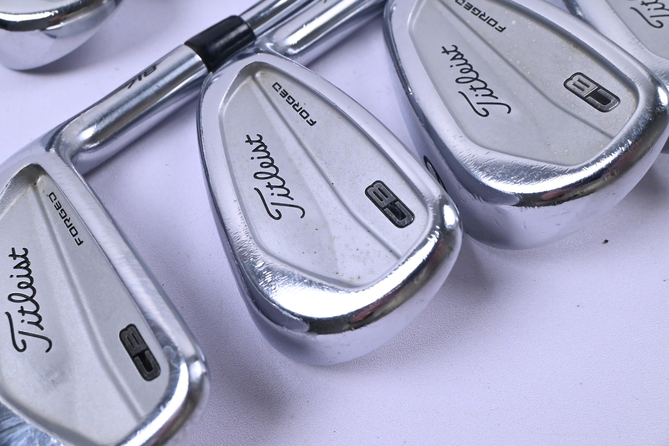 Titleist 718 CB Irons / 4-PW / Stiff Flex KBS Tour Shafts