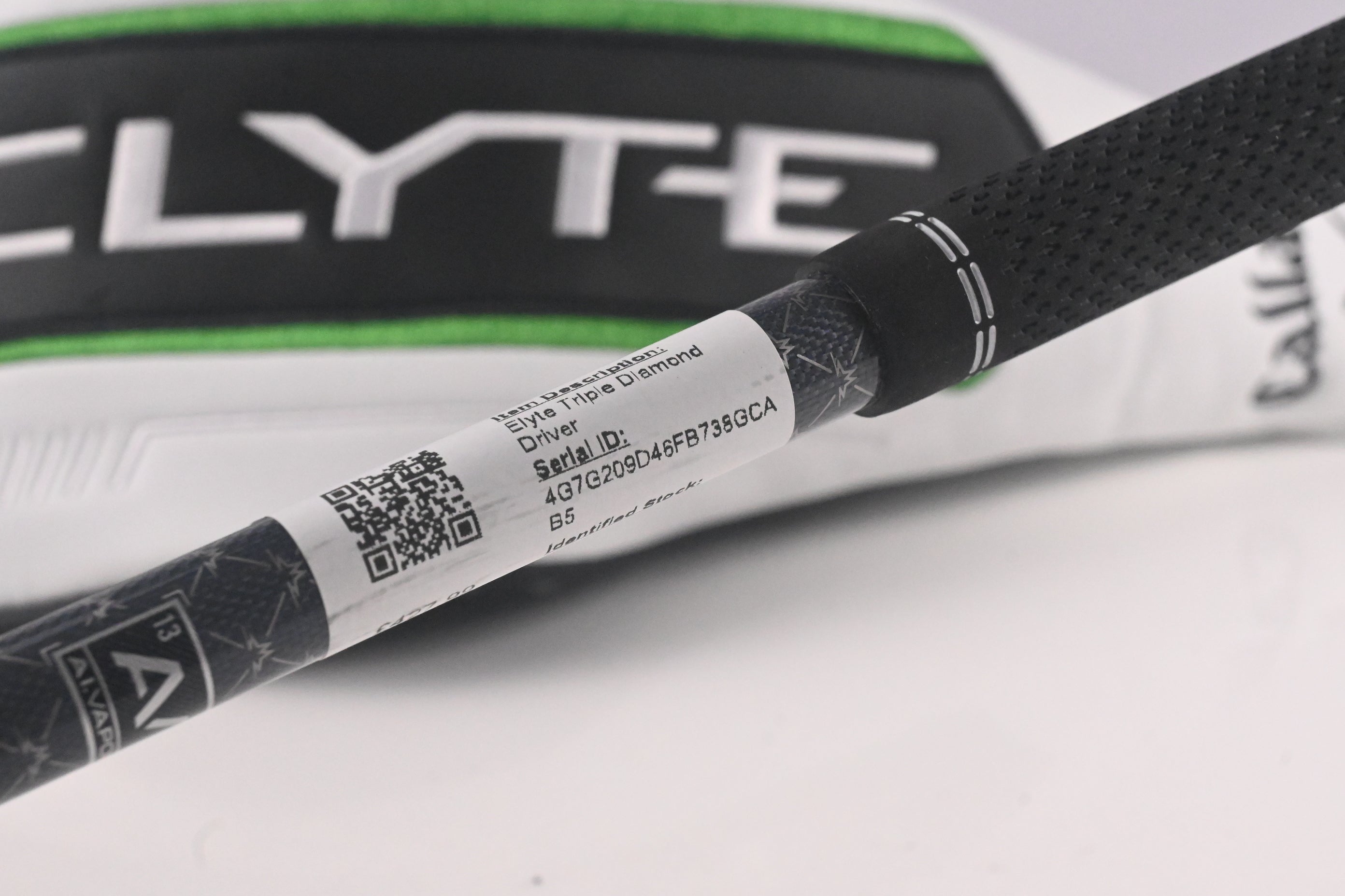 Callaway Elyte Triple Diamond Driver / 9 Degree / Stiff Flex Tensei AV White 65
