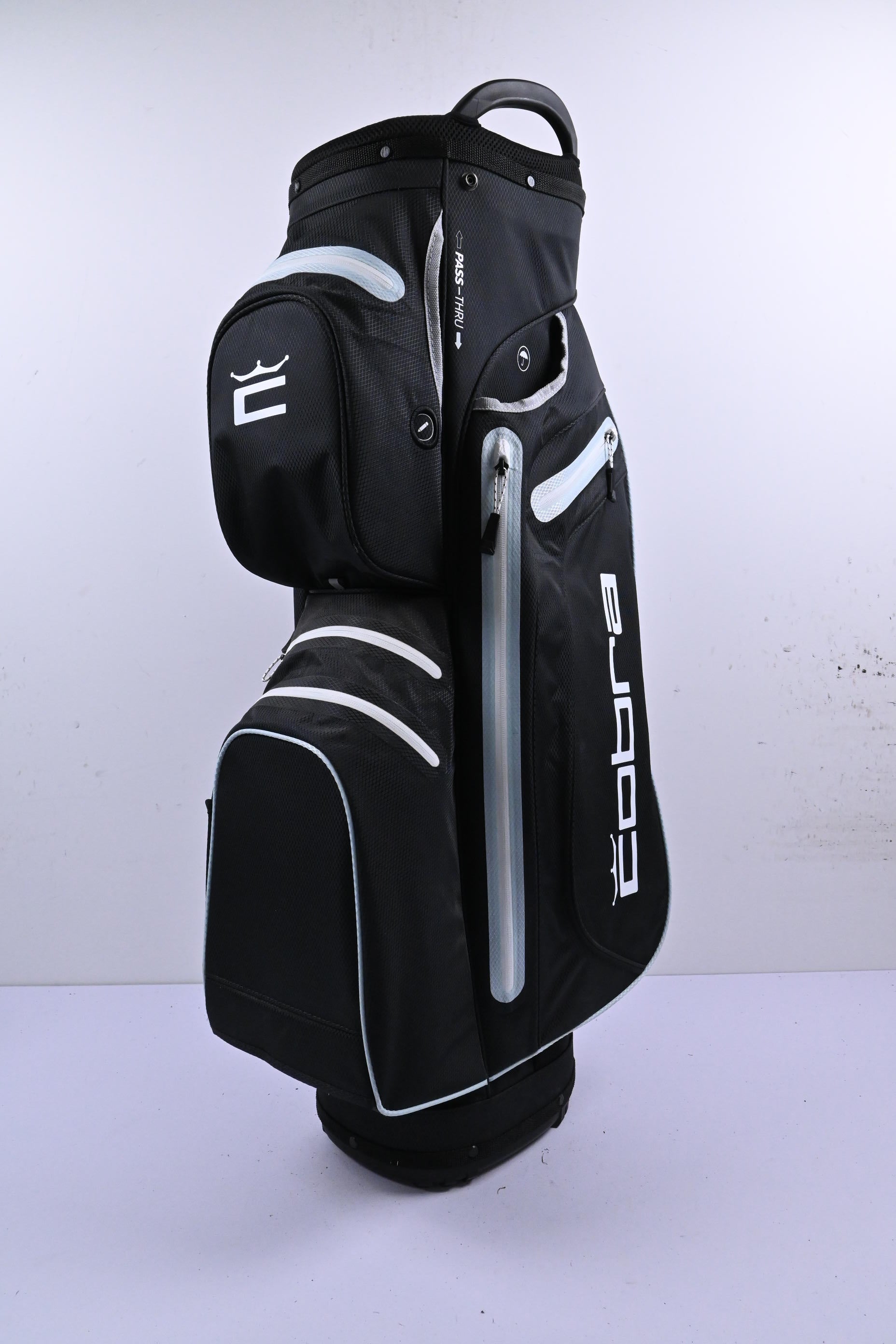 Cobra Ultradry Pro Cart Bag / 14-Way Divider / Black & White