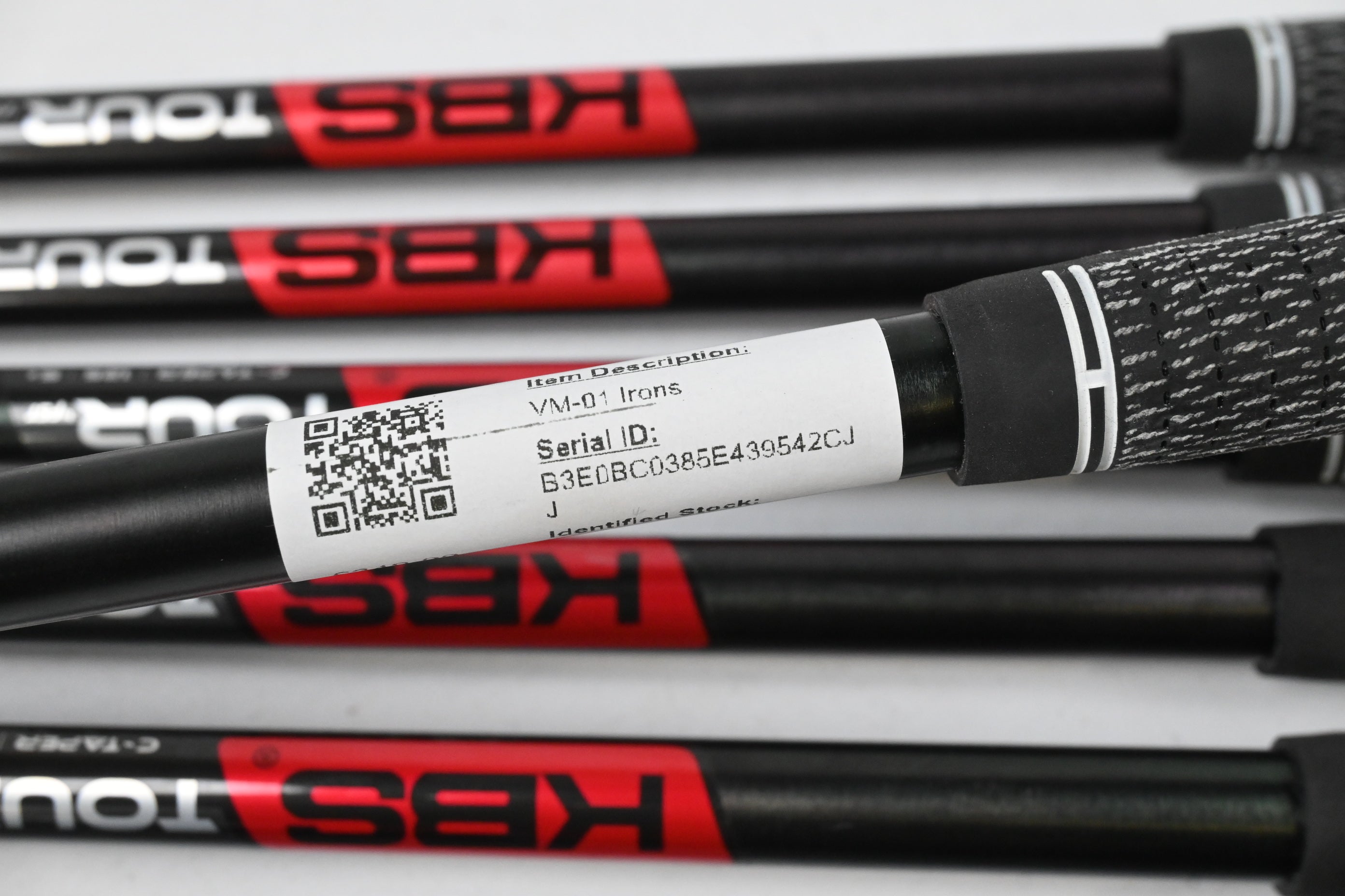 Vega VM-01 Irons / 4-PW / Stiff+ Flex KBS Tour C-Taper 125 Shafts