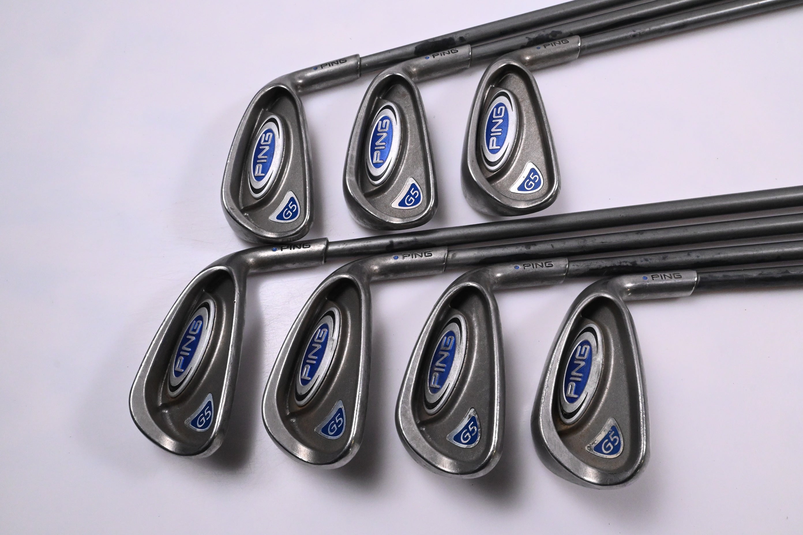 Ping G5 Irons / 4-PW / Blue Dot / Regular Flex Ping TFC 100 I Shafts