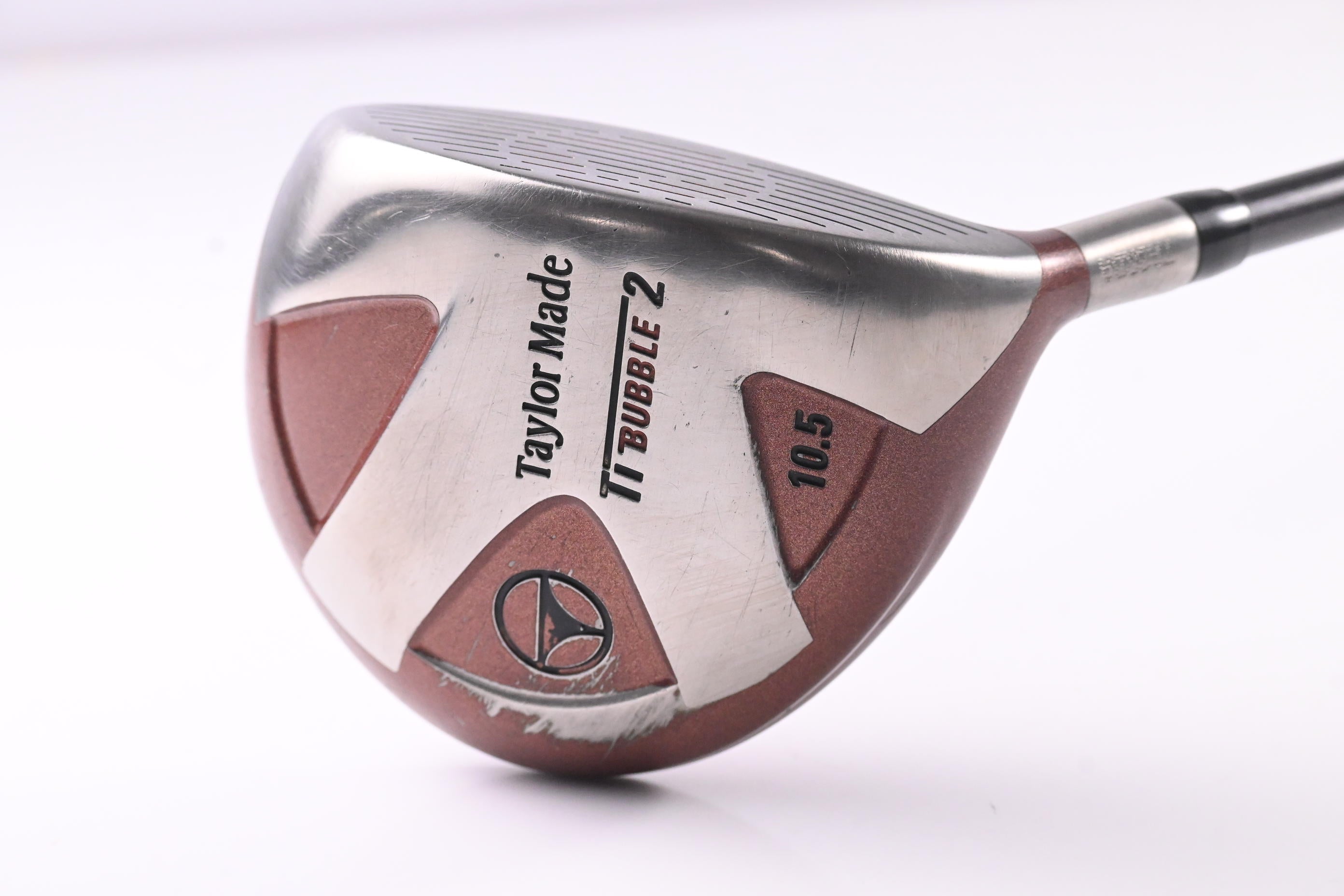 Taylormade Ti Bubble 2 Driver / 10.5 Degree / Stiff Flex Taylormade Fat 90 Shaft