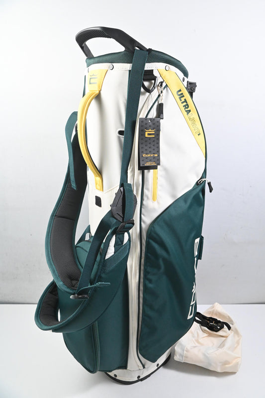 Cobra Ultralight 2 Stand Bag / 4-Way Divider / Green, White & Yellow