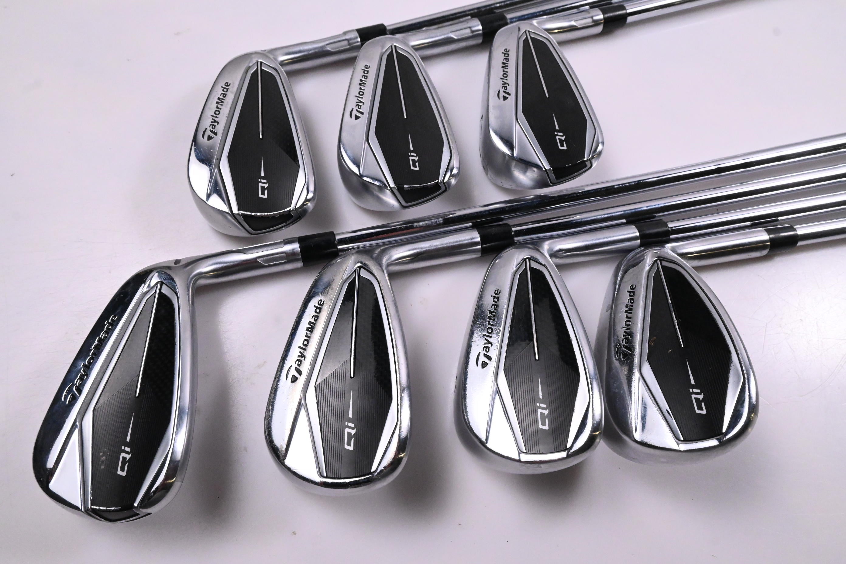 Taylormade Qi Irons / 5-PW+SW / Stiff Flex KBS MAX MT 85 Shafts