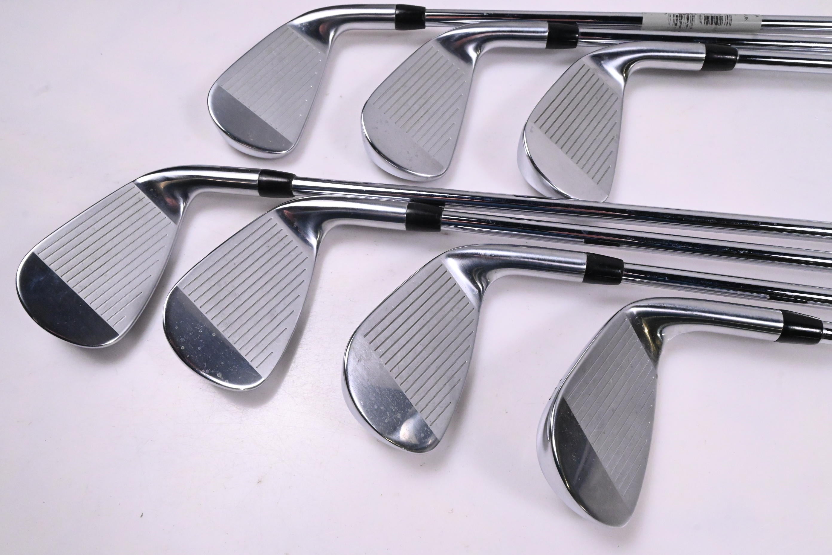 Left Hand Titleist T350 Irons / 5-PW+48° / Regular Flex AMT Red R300 Shafts