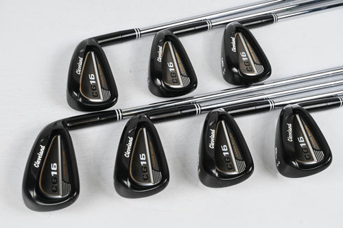 Cleveland CG16 Black Pearl Irons / 4-PW / Regular Flex Traction 85 Shaft
