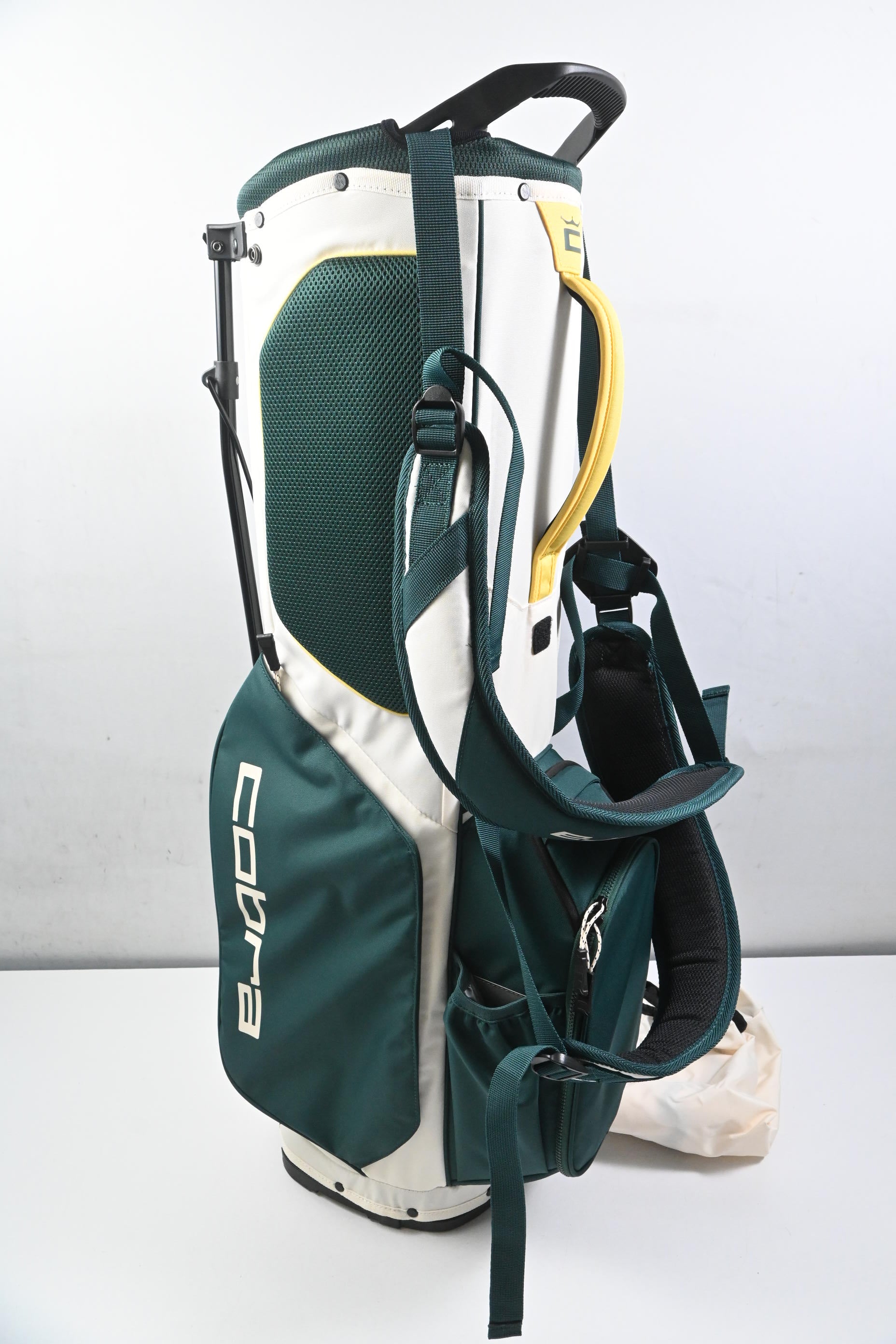 Cobra Ultralight 2 Stand Bag / 4-Way Divider / Green, White & Yellow