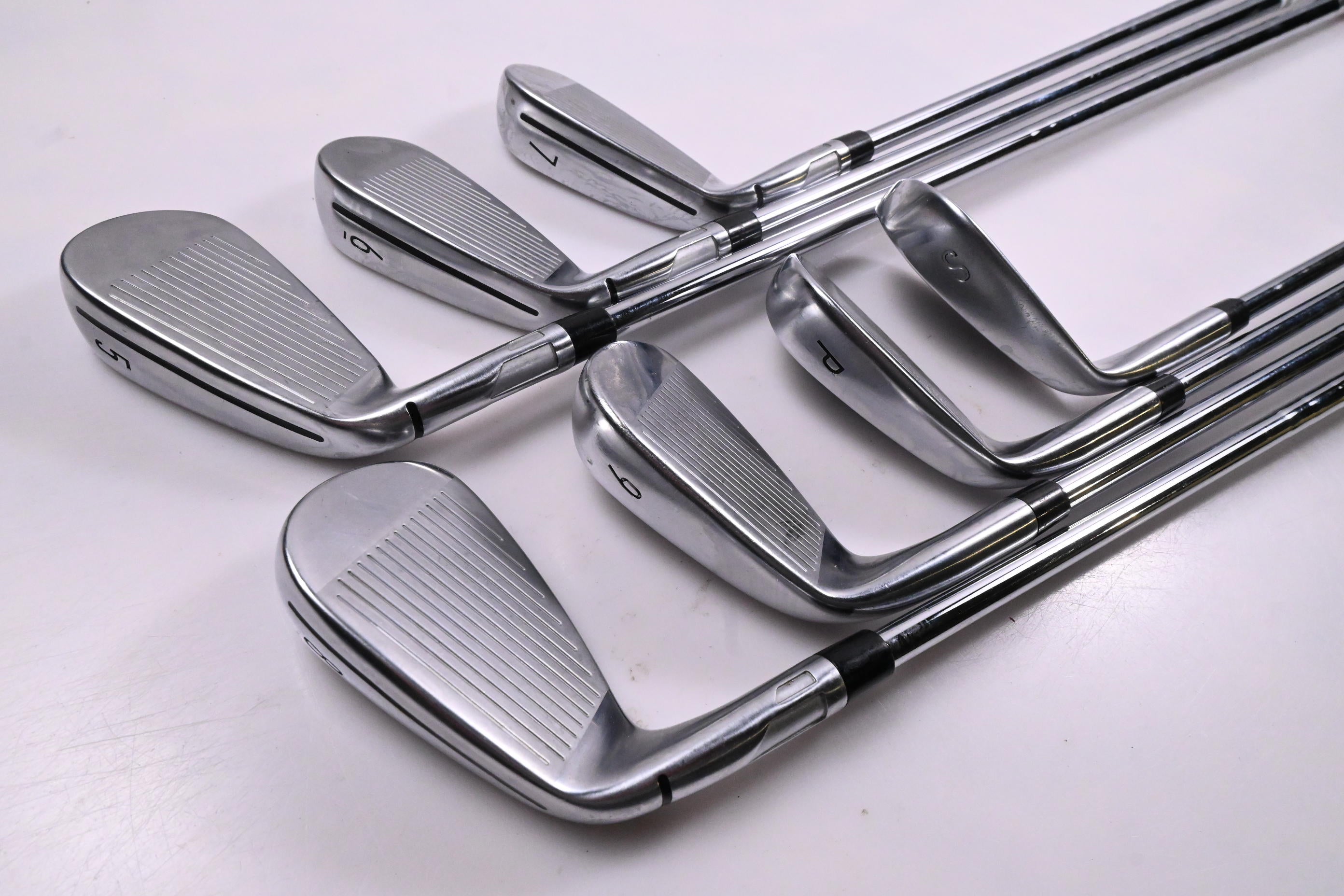 Taylormade Qi Irons / 5-PW+SW / Stiff Flex KBS MAX MT 85 Shafts