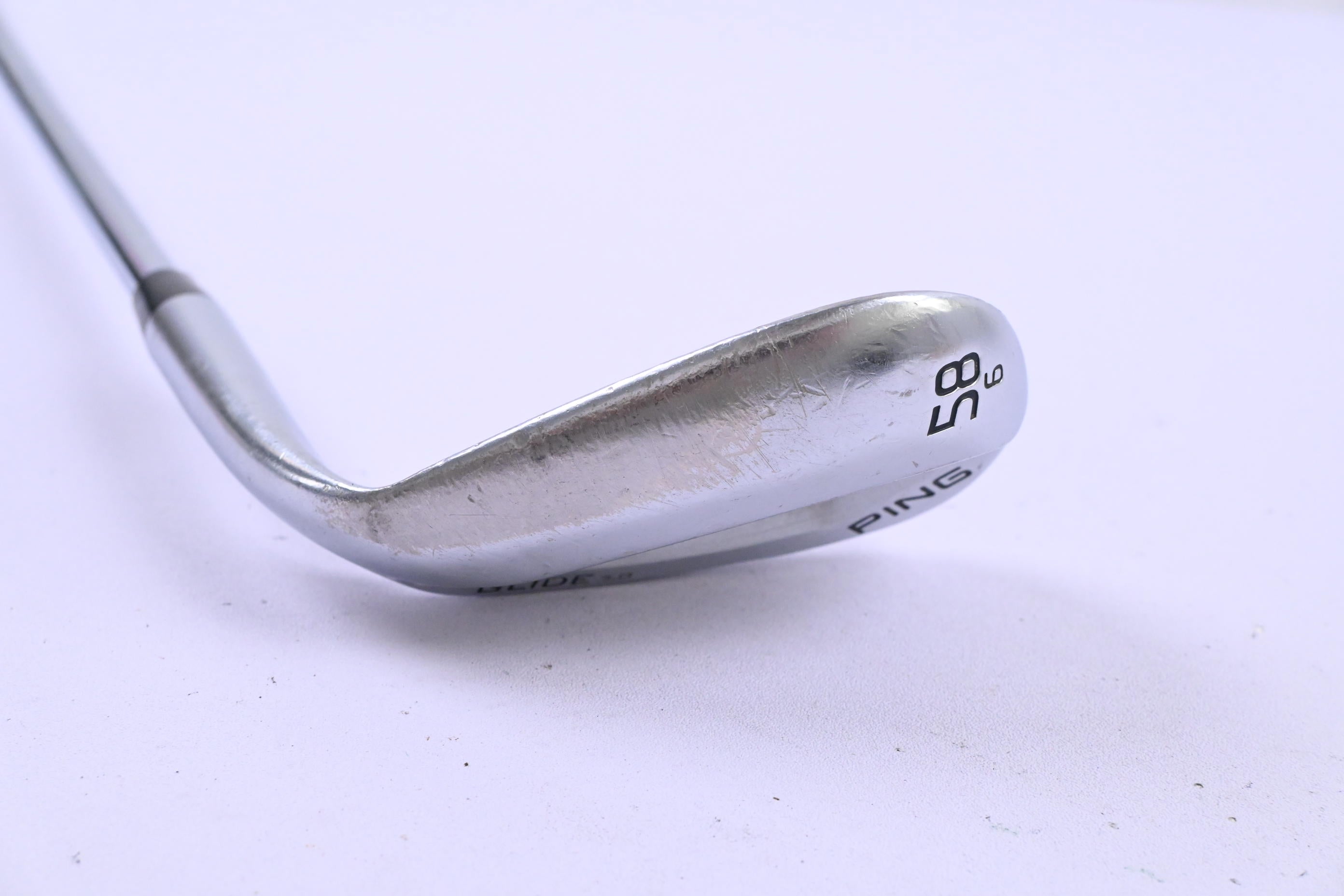 Left Hand Ping Glide 3.0 Lob Wedge / 58 Degree / Blue Dot / Stiff Flex Modus 3