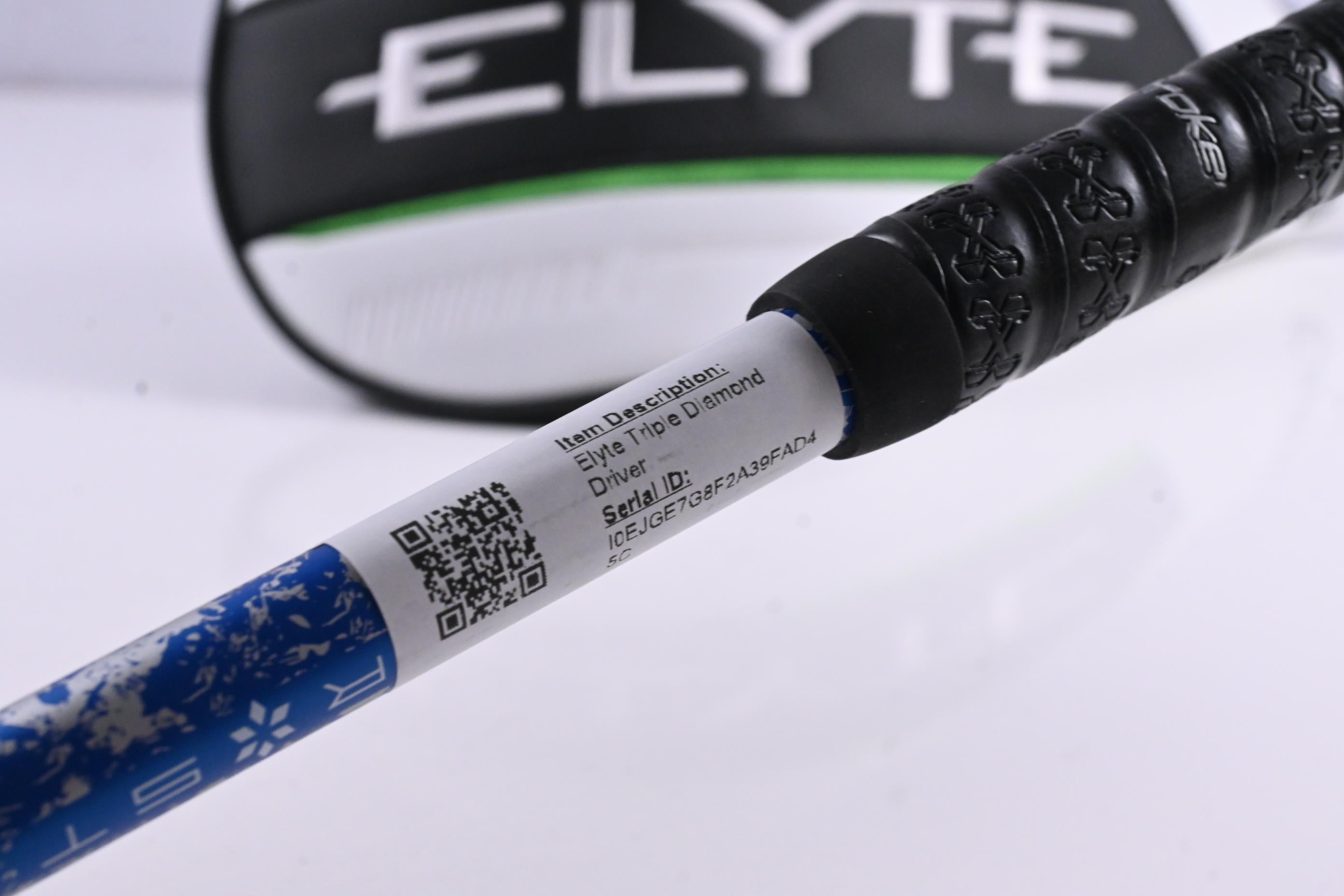 Callaway Elyte Triple Diamond Driver / 9 Degree / Stiff Flex Denali Frost Blue