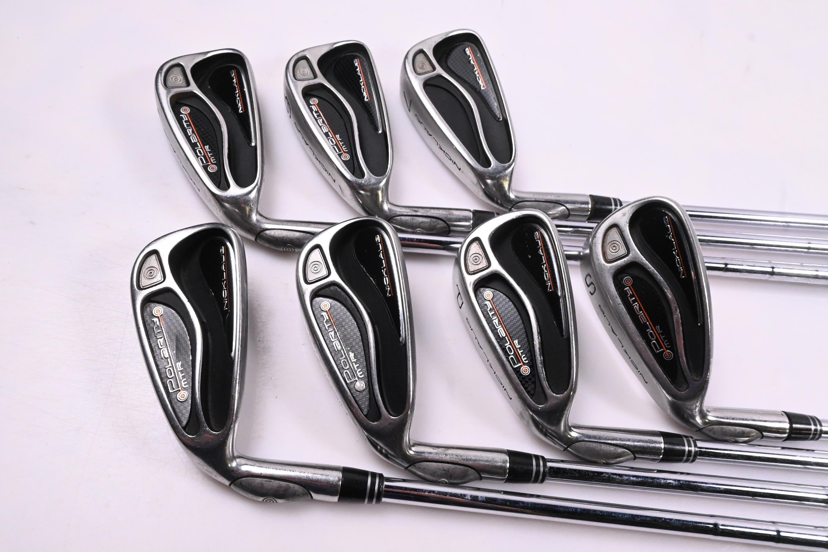 Left Hand Nicklaus Polarity Irons / 5-PW+SW / Regular Flex Nicklaus Shafts