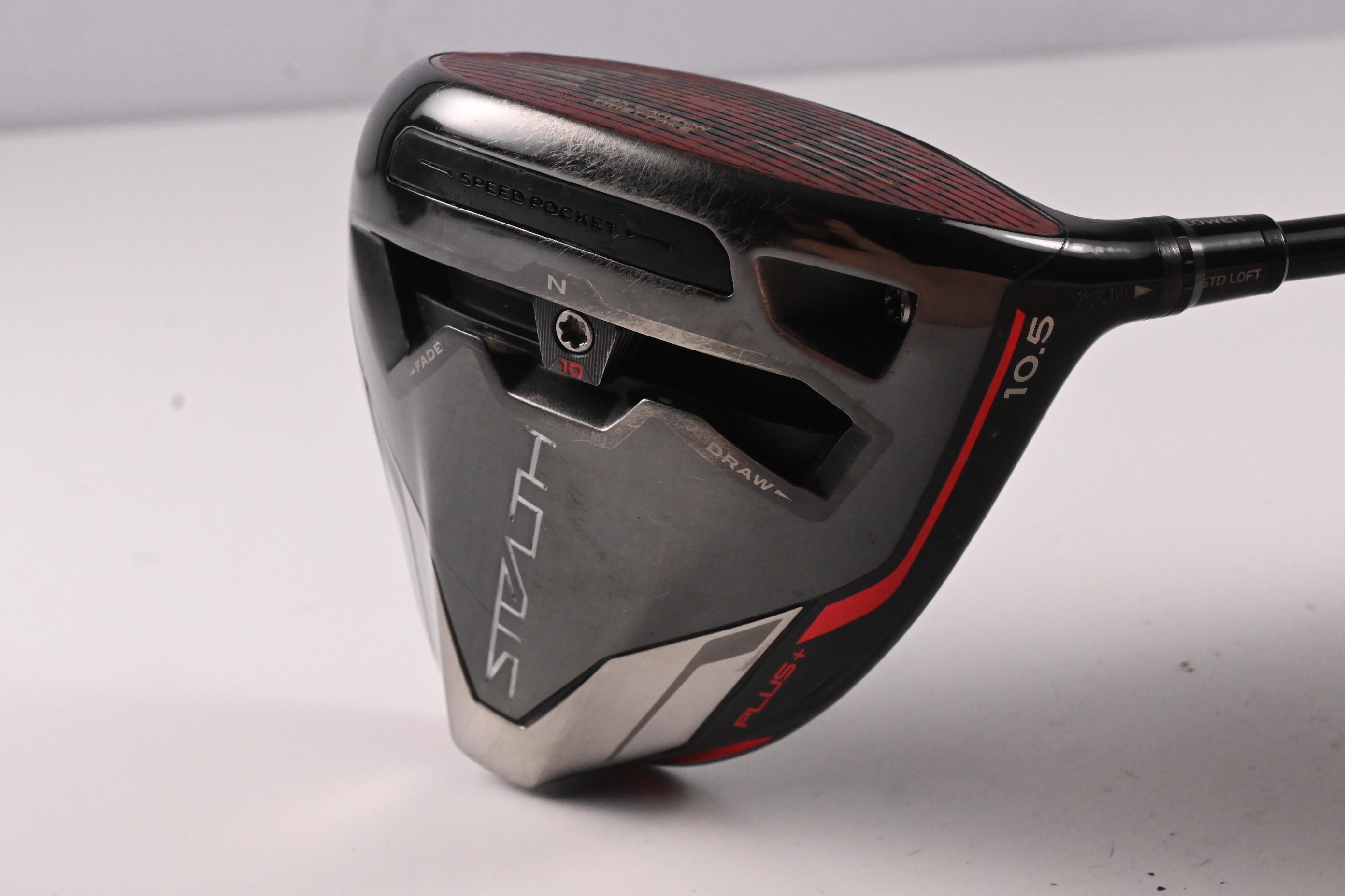Taylormade Stealth Plus Driver / 10.5 Degree / Regular Flex Fujikura Ventus Red
