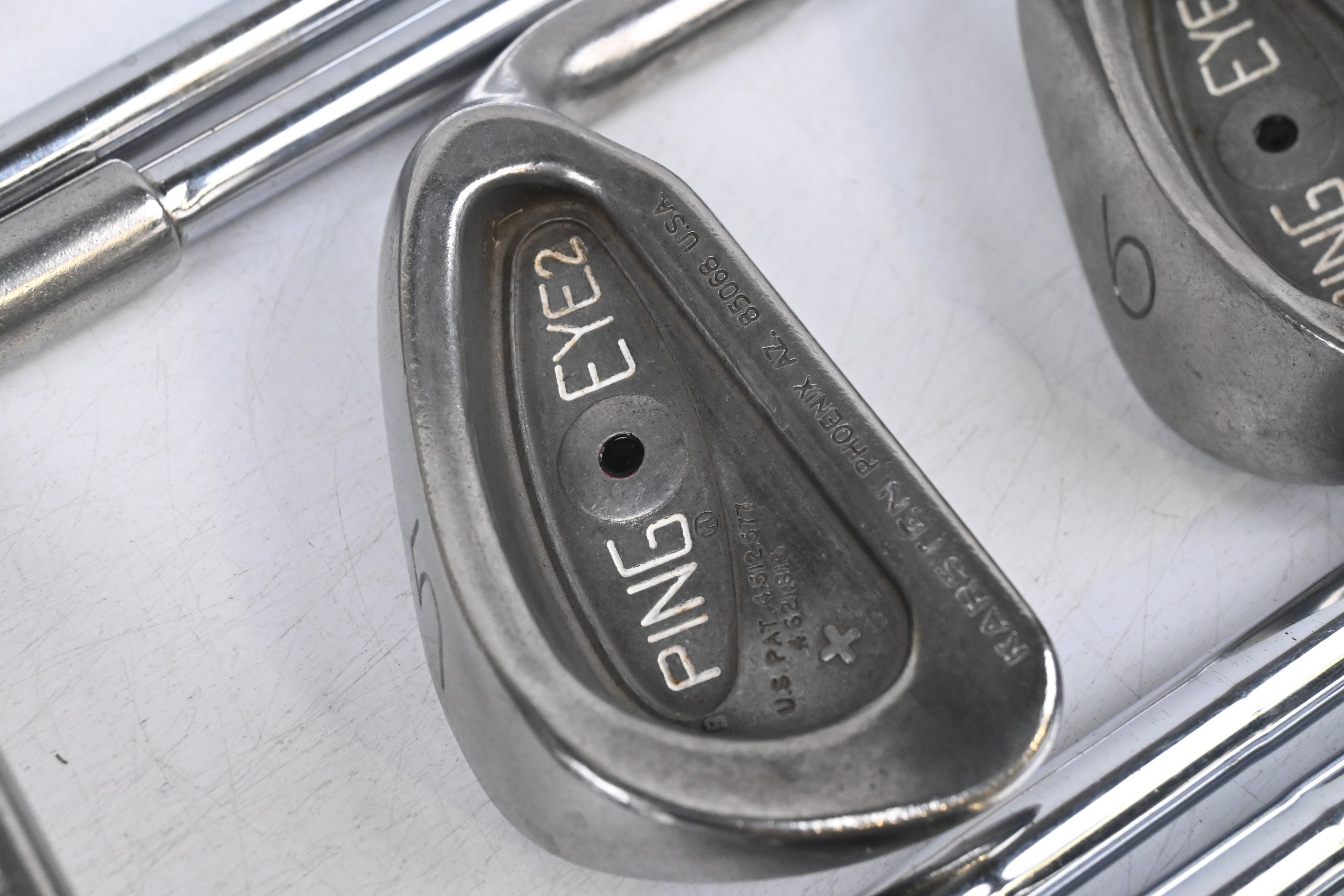 Ping Eye 2+ Irons / 3-PW+SW / Black Dot / Stiff Flex Ping Karsten Shafts