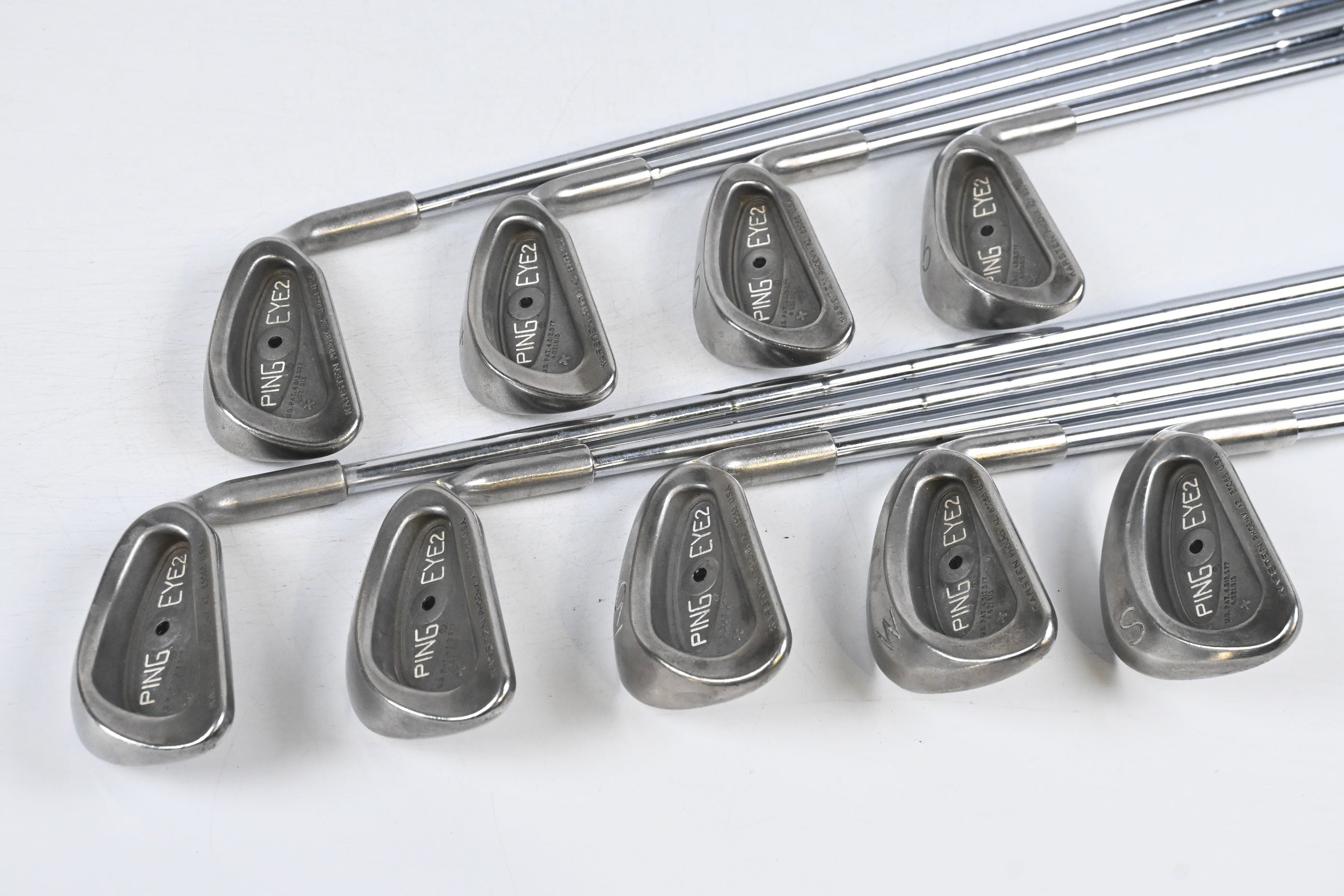 Ping Eye 2+ Irons / 3-PW+SW / Black Dot / Stiff Flex Ping Karsten Shafts