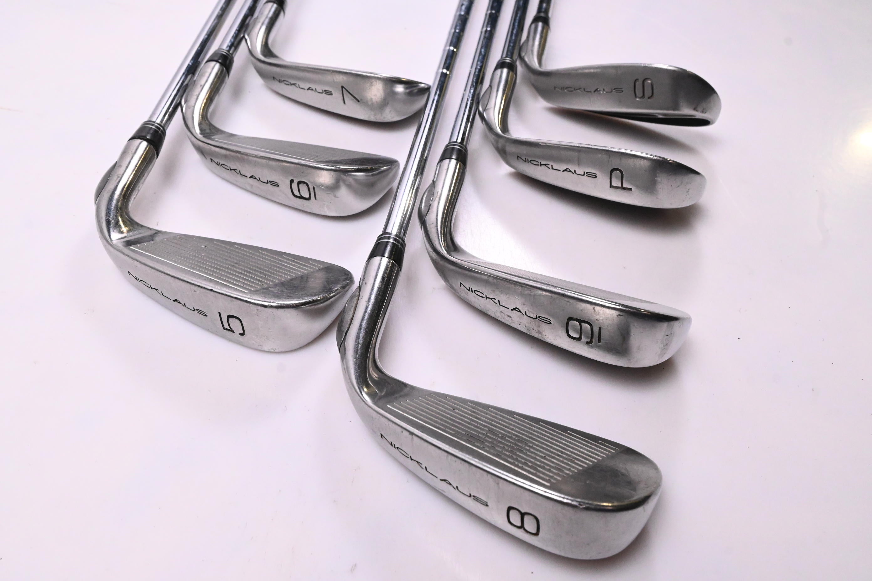 Left Hand Nicklaus Polarity Irons / 5-PW+SW / Regular Flex Nicklaus Shafts