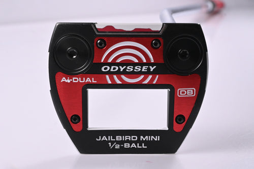Odyssey Ai-Dual Jailbird Mini 1/2 Ball Putter / 34 Inch