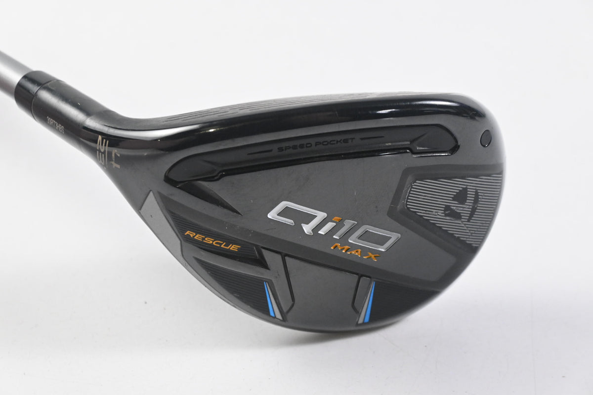 Left Hand Taylormade Qi10 Max #4 Hybrid / 23 Degree / Regular Flex Speeder NX 50