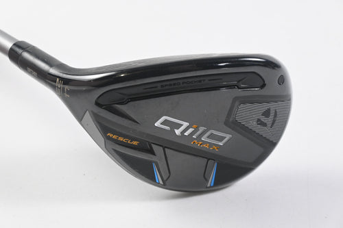 Left Hand Taylormade Qi10 Max #4 Hybrid / 23 Degree / Regular Flex Speeder NX 50