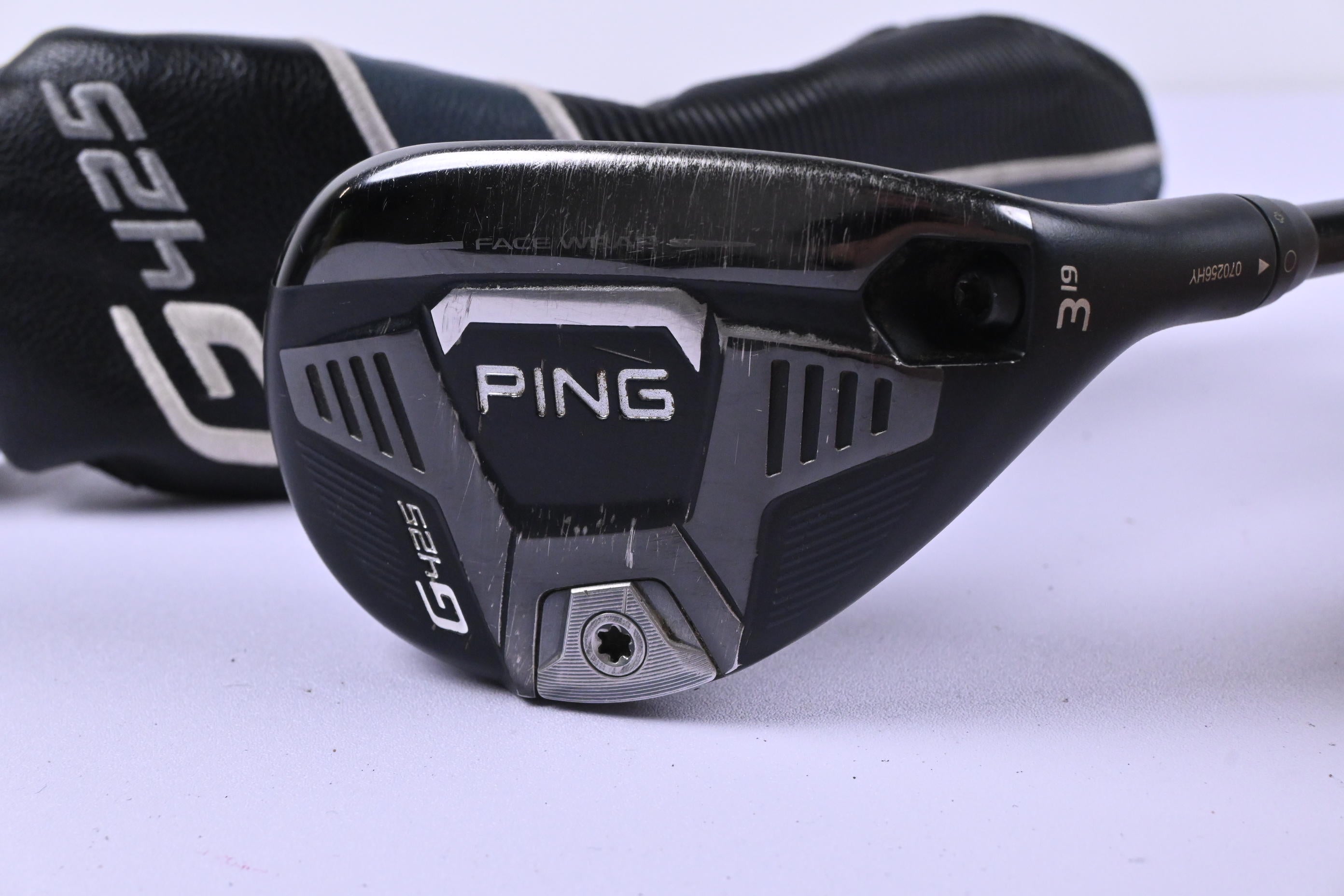Ping G425 #3 Hybrid / 19 Degree / Stiff Flex HZRDUS Smoke Red RDX 80 Shaft