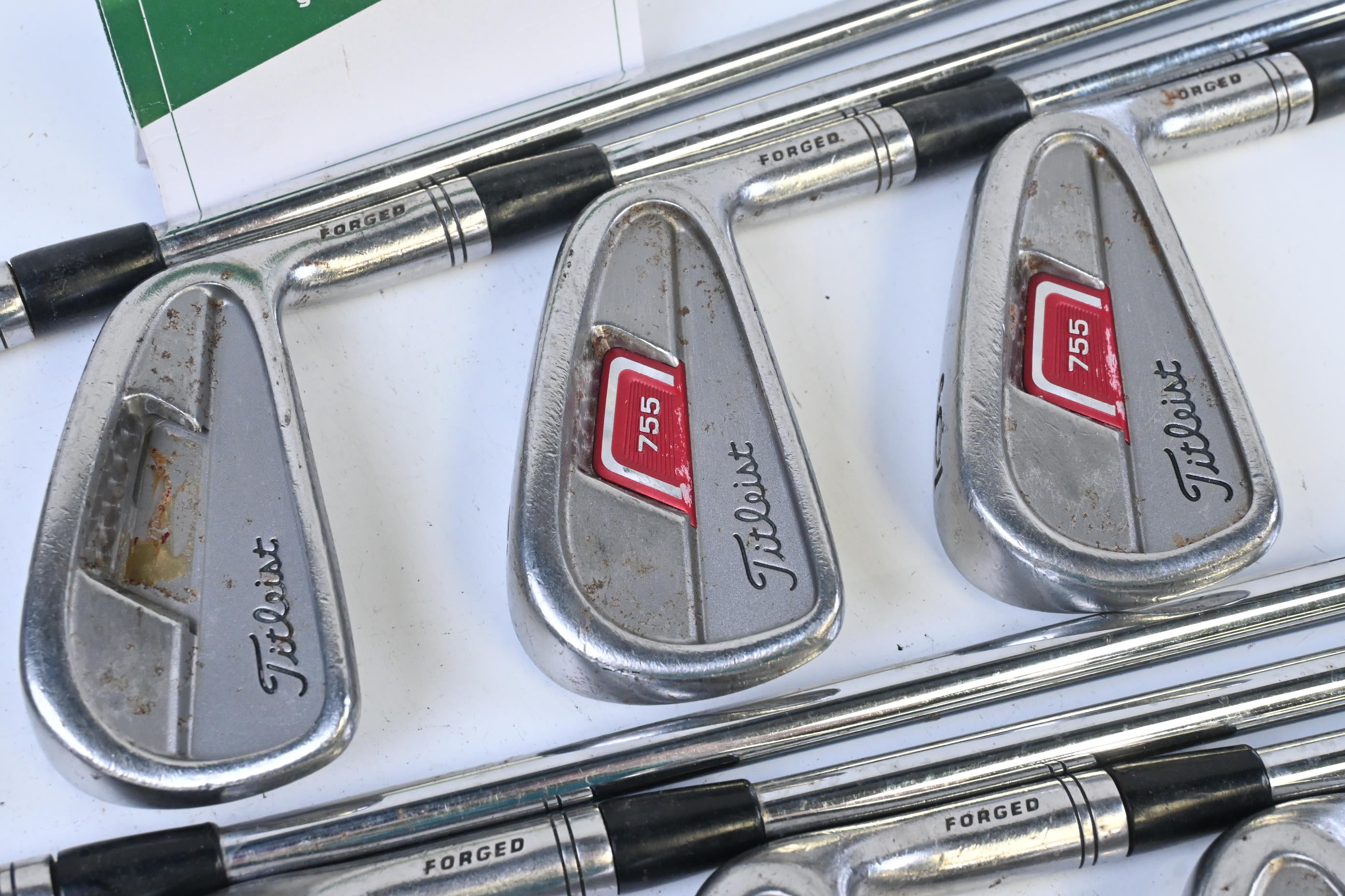 Titleist 755 Forged Irons / 3-PW / Stiff Flex Rifle Precision Flighted Shafts