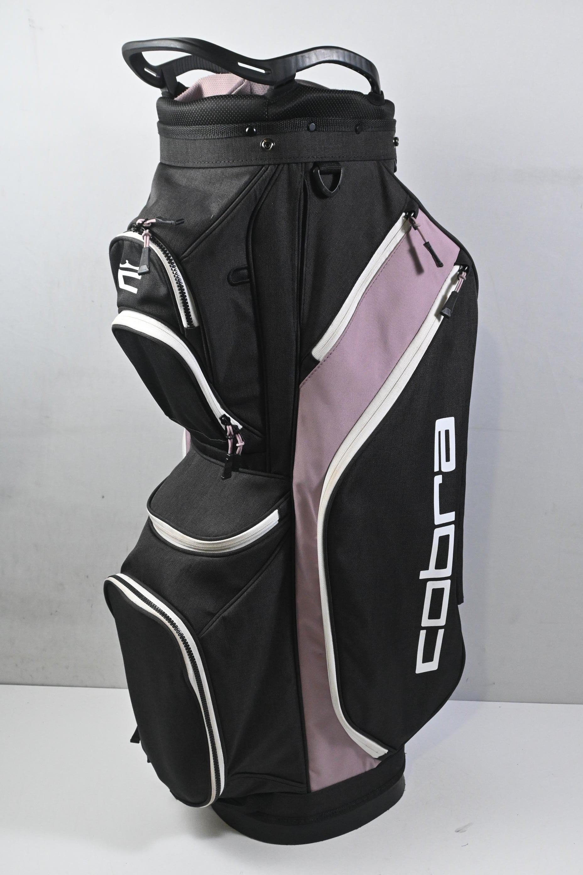 Cobra Cart Bag / 14-Way Divider / Black, Pink, Grey