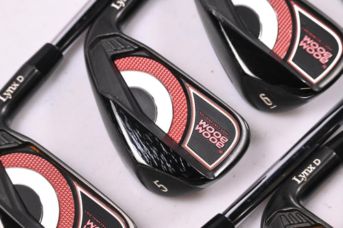 Lynx Boom Boom Irons / 4-PW+GW / Regular Flex Lynx Shafts
