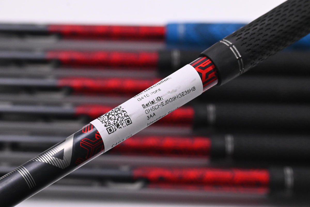Ping G410 Irons / 5-PW+SW / Blue Dot / Regular Flex Ping Alta CB Red Shafts