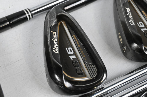 Cleveland CG16 Black Pearl Irons / 4-PW / Regular Flex Traction 85 Shafts