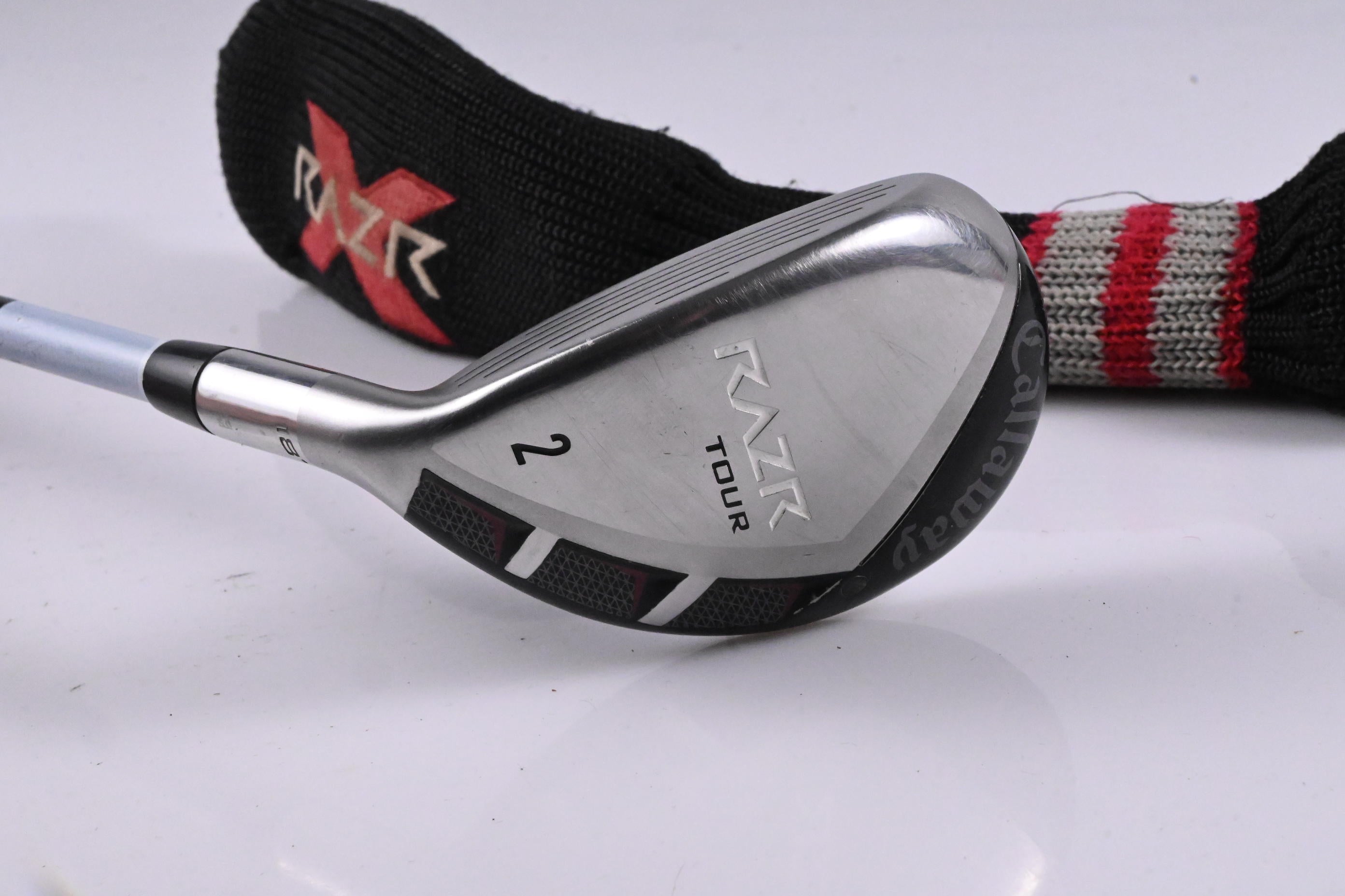 Left Hand Callaway RAZR X #2 Hybrid / 18 Degree / Stiff Flex Callaway X 75 HY Shaft