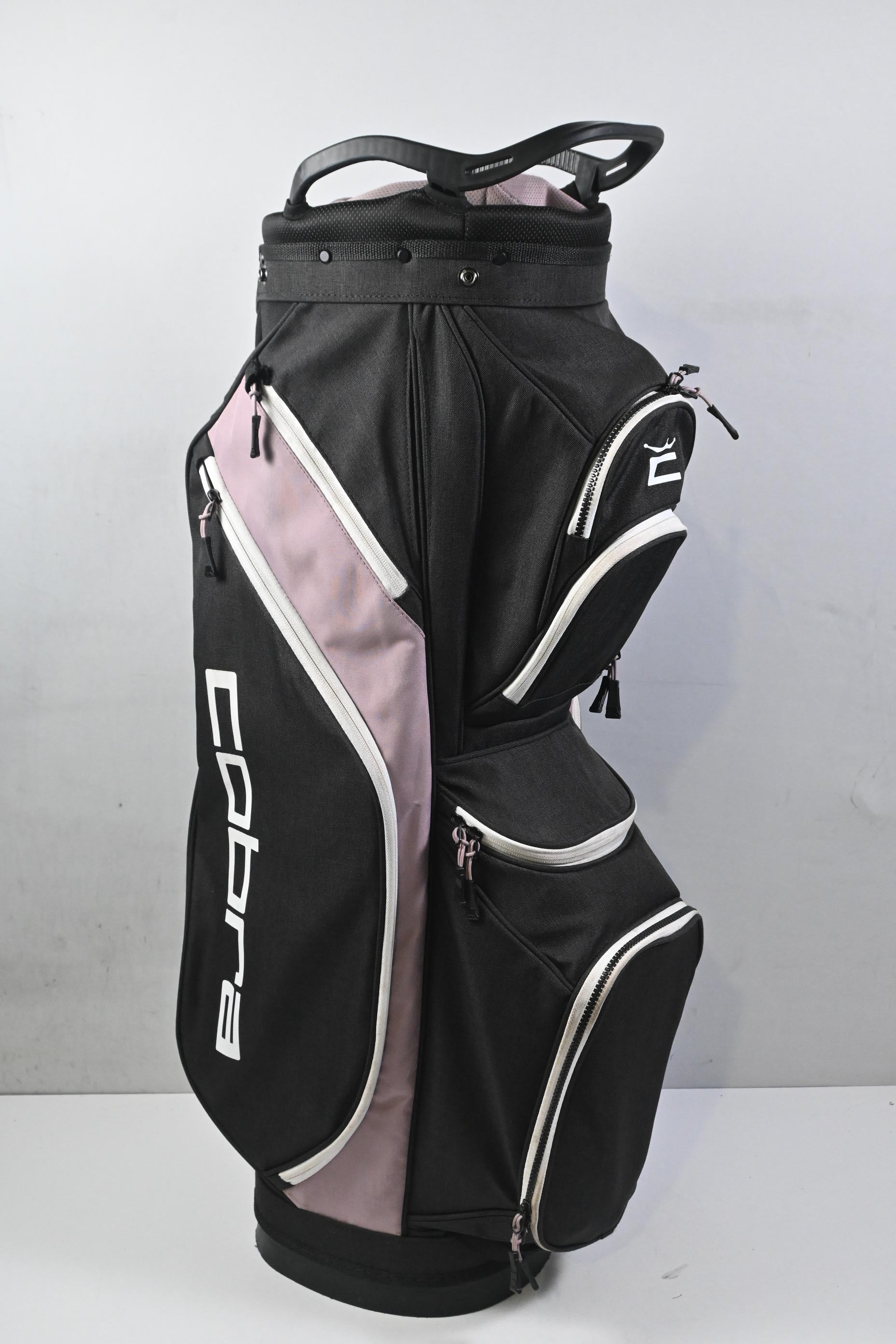 Cobra Cart Bag / 14-Way Divider / Black, Pink, Grey