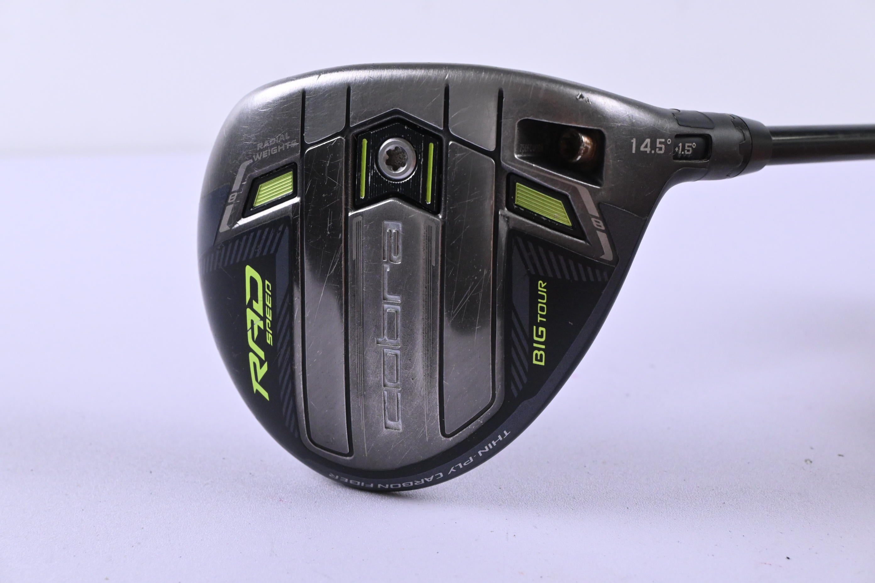 Cobra King Radspeed Big Tour #3 Wood / 14.5 Degree / Stiff Flex HZRDUS Blue 70