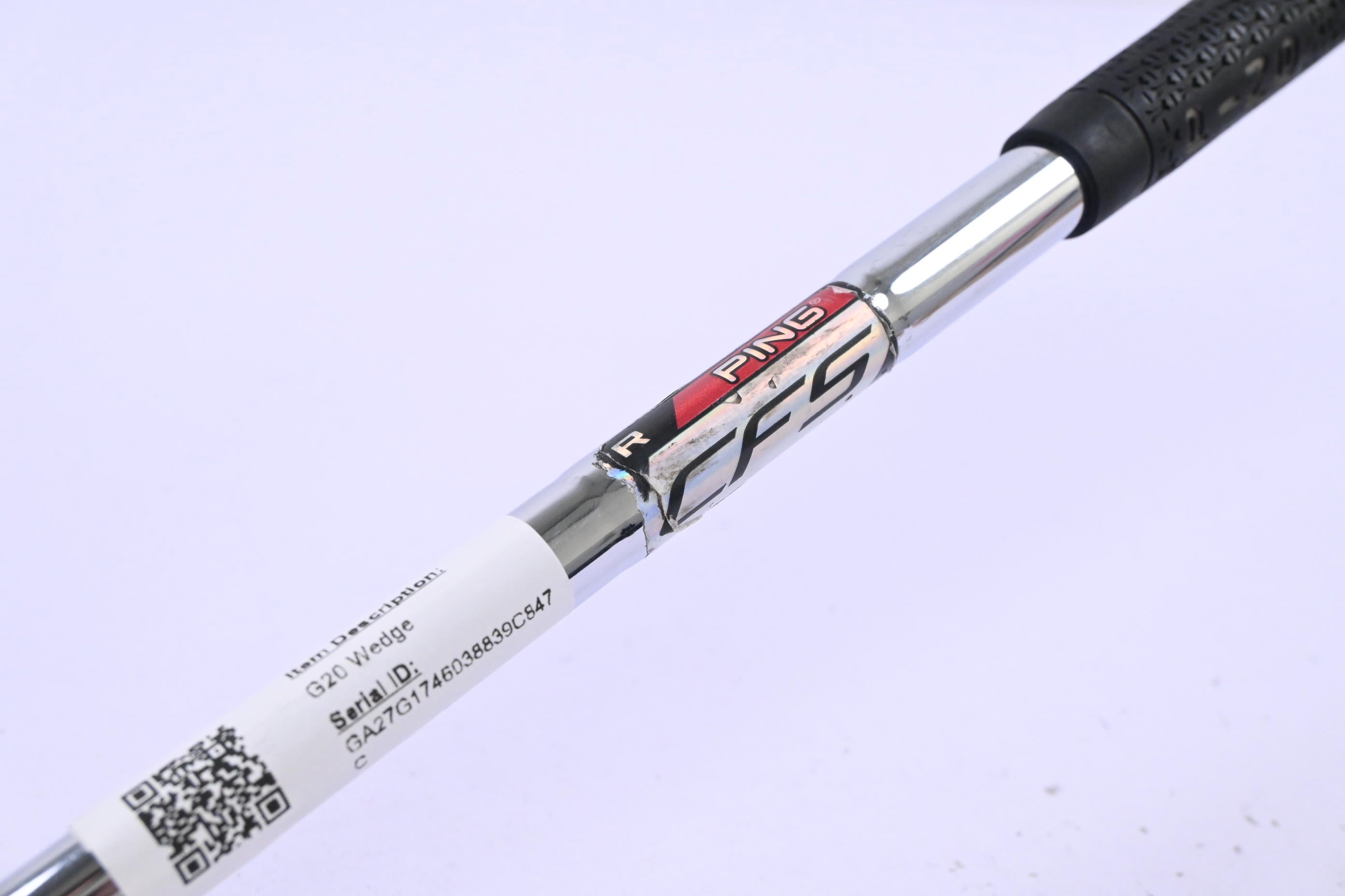 Ping G20 Pitching Wedge / 45 Degree / Black Dot / Regular Flex Ping CFS Shaft